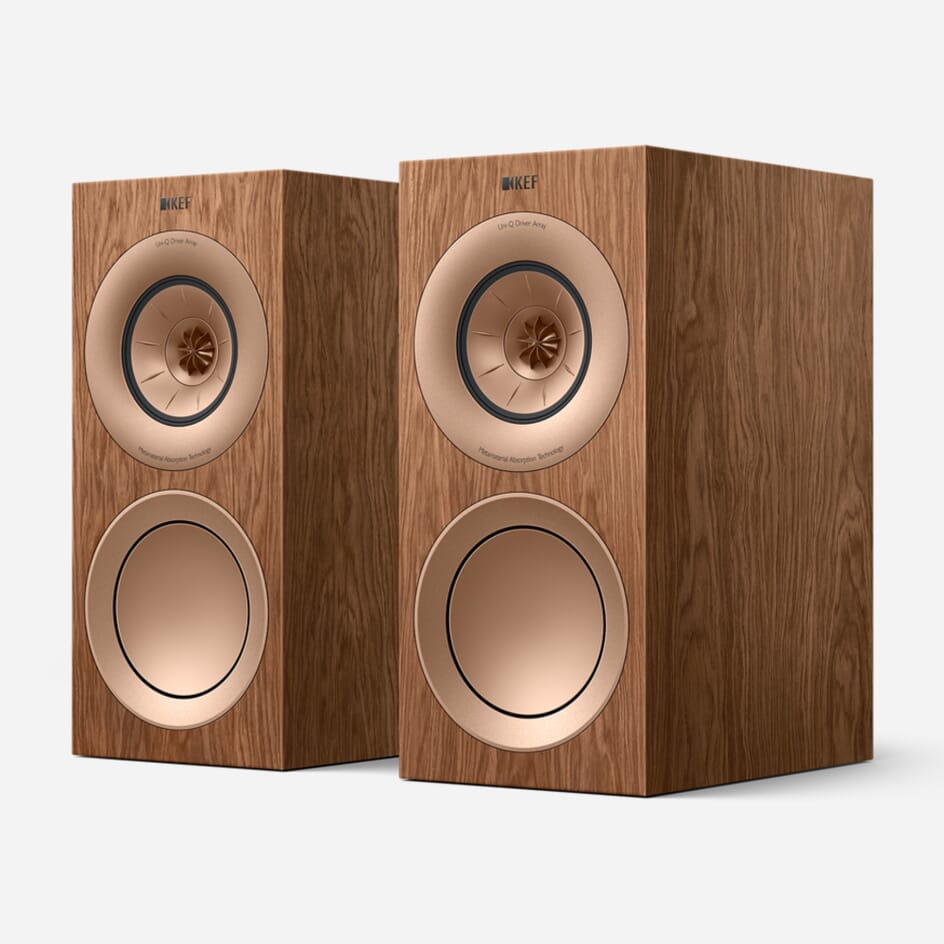 Buy KEF R3 Meta Bookshelf Speakers (Walnut) Smart Home Sounds