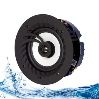 Lithe Audio V2 Bluetooth 5.0 IP44 Bathroom ceiling speaker (Single - Master)