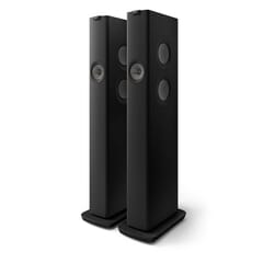 KEF LS60 Wireless Active Floorstanding Speaker (Carbon Black)