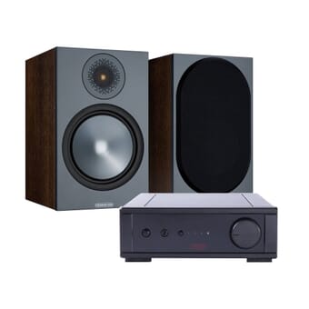 Rega IO + Monitor Audio Bronze 100 (Walnut)