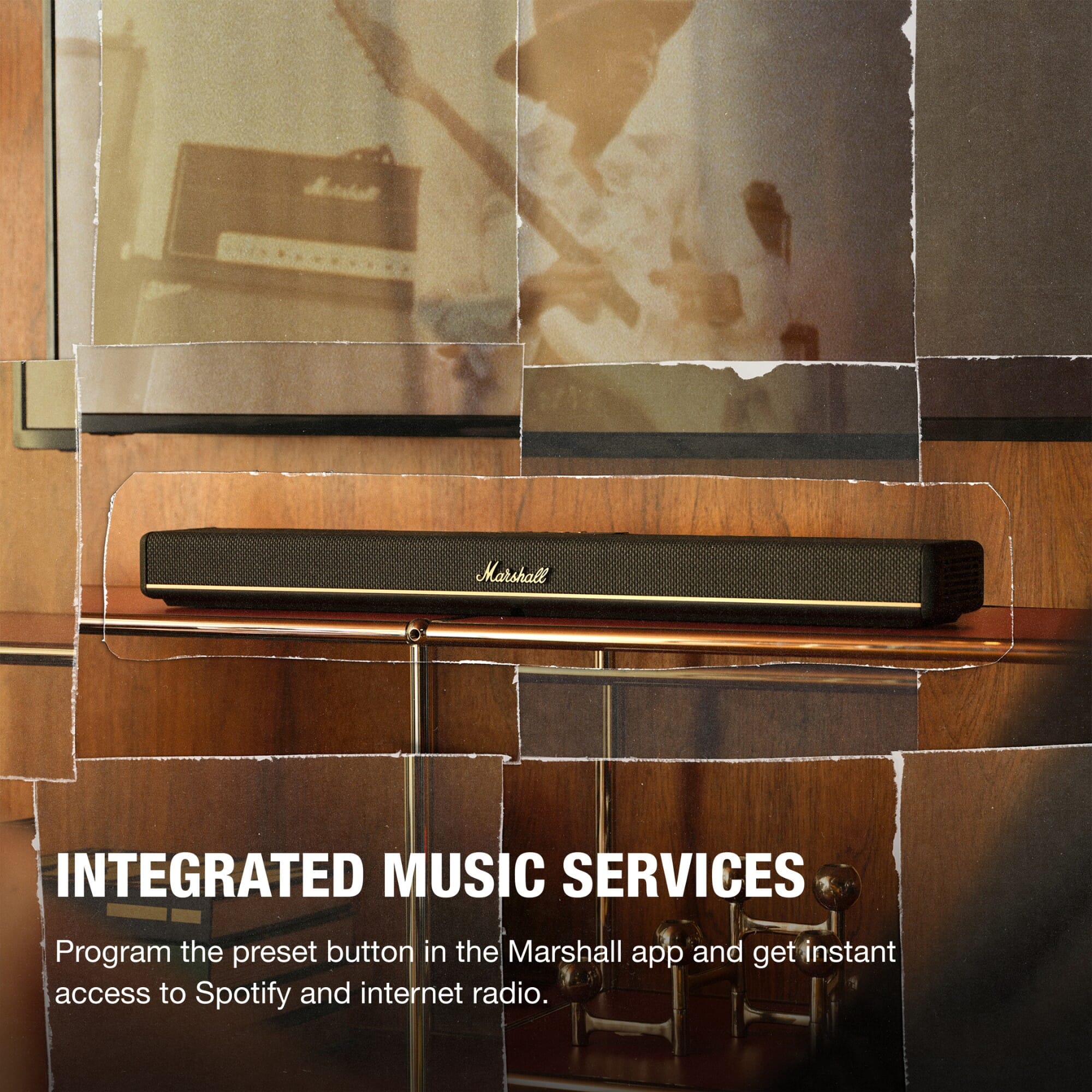 Marshall Heston 60 | Compact Dolby Atmos Soundbar | Smart Home Sounds