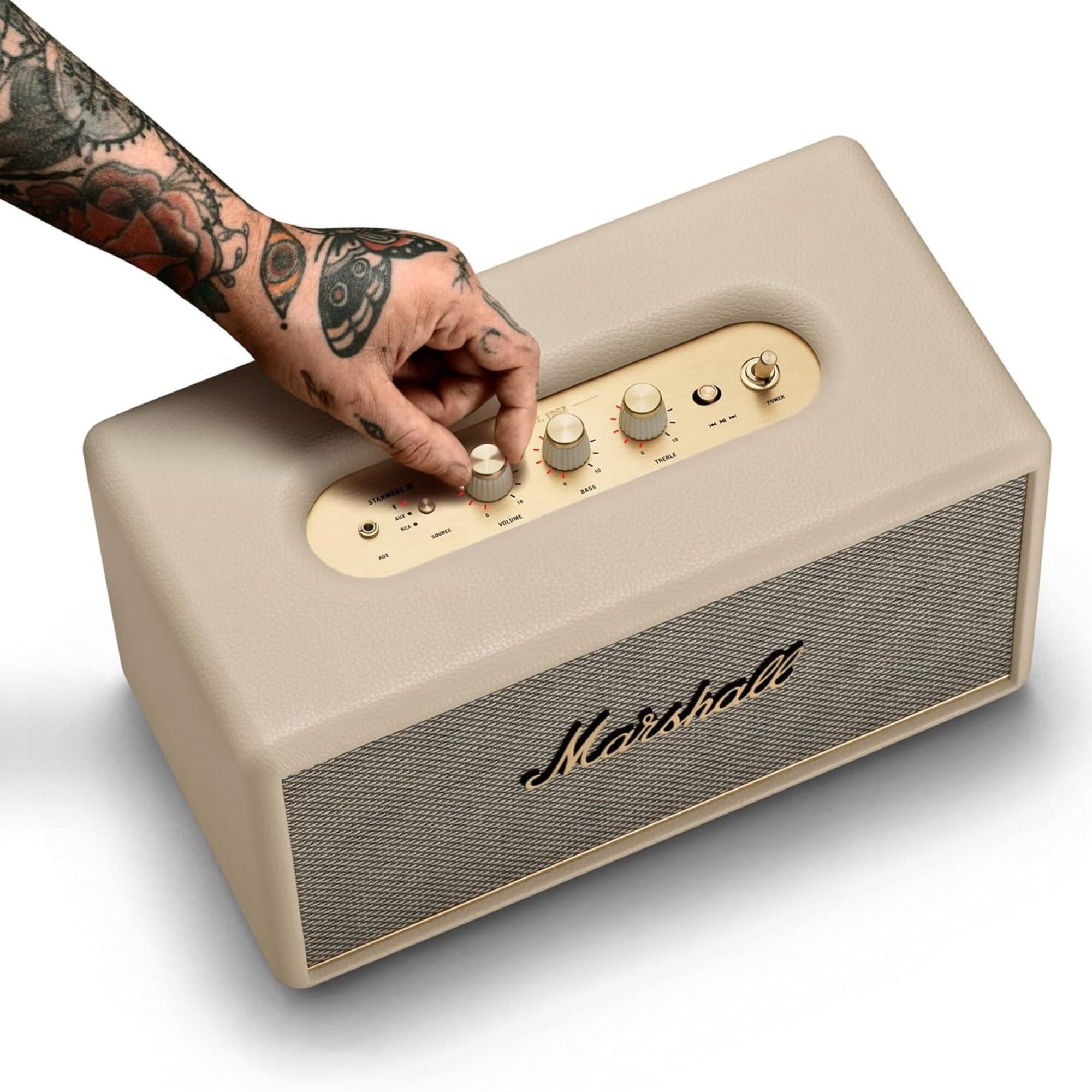 Marshall Stanmore Ⅲ クリーム Stanmore III どんな部屋にもマッチするBluetoothスピーカー