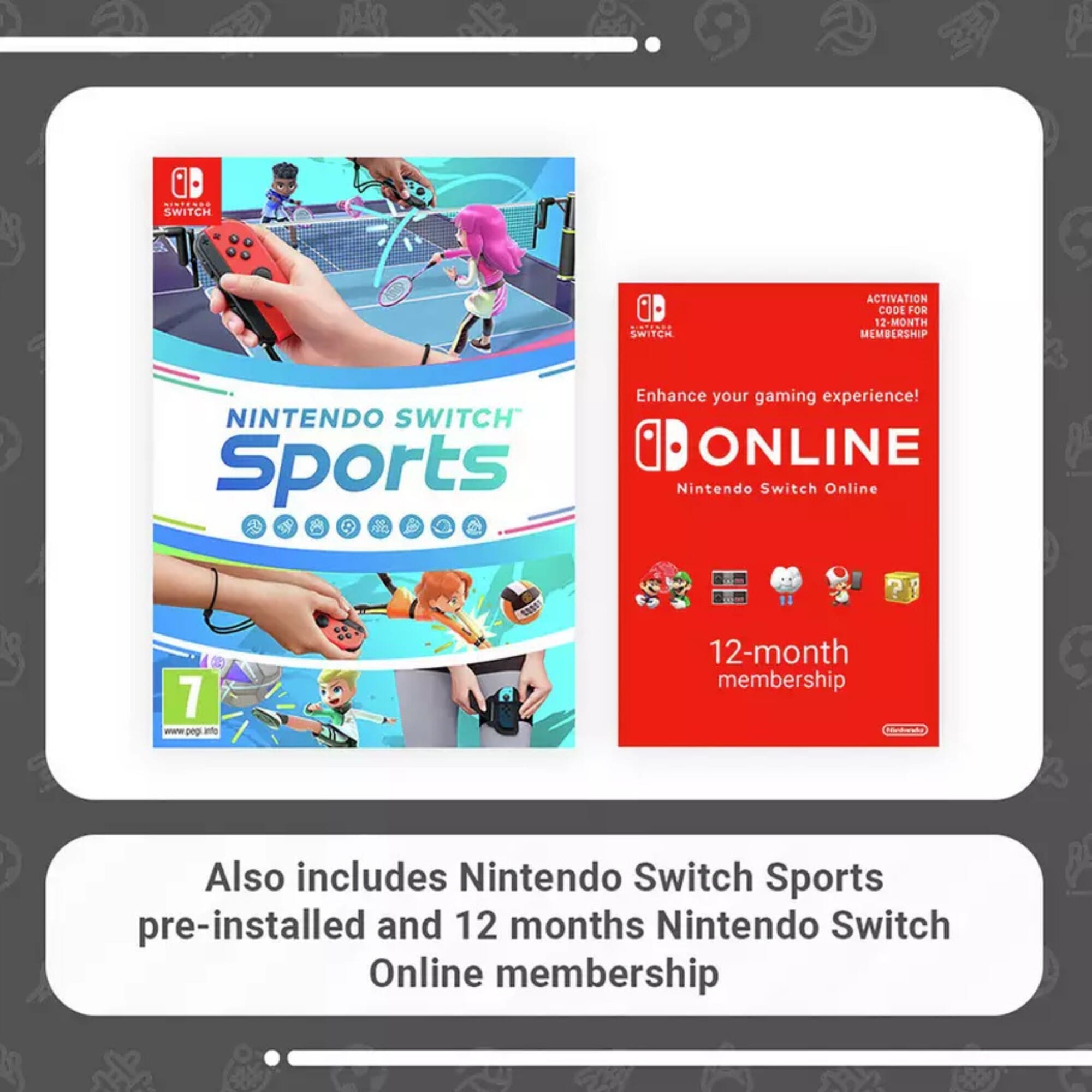 Nintendo Switch Console & Nintendo Switch Sports Bundle | Smart