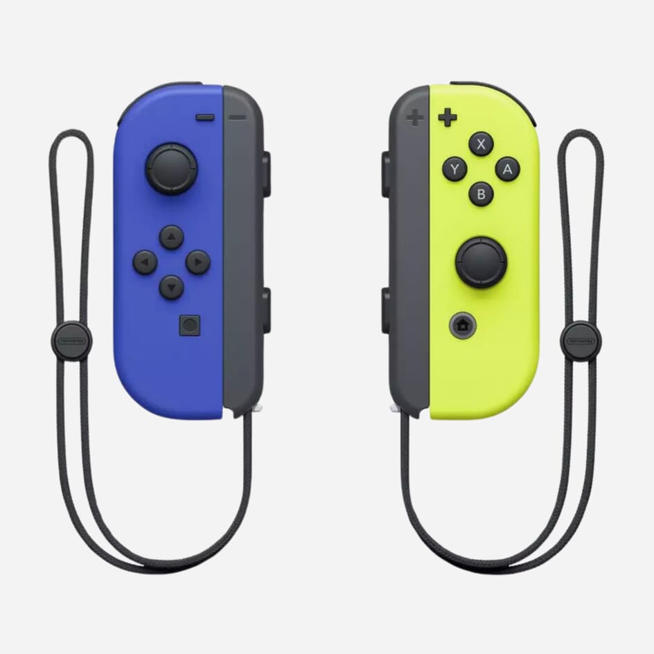 Nintendo Switch Joy-Con Controller Pair (Blue/Neon Yellow) Smart
