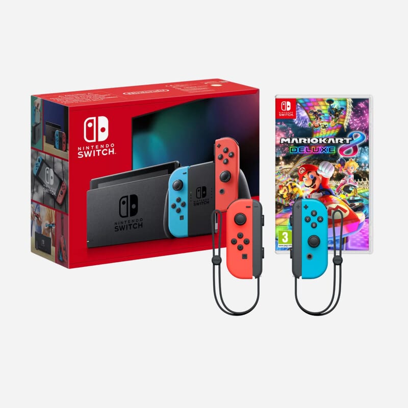 Nintendo Switch, Joy-Con Mario Kart Deluxe Bundle Smart