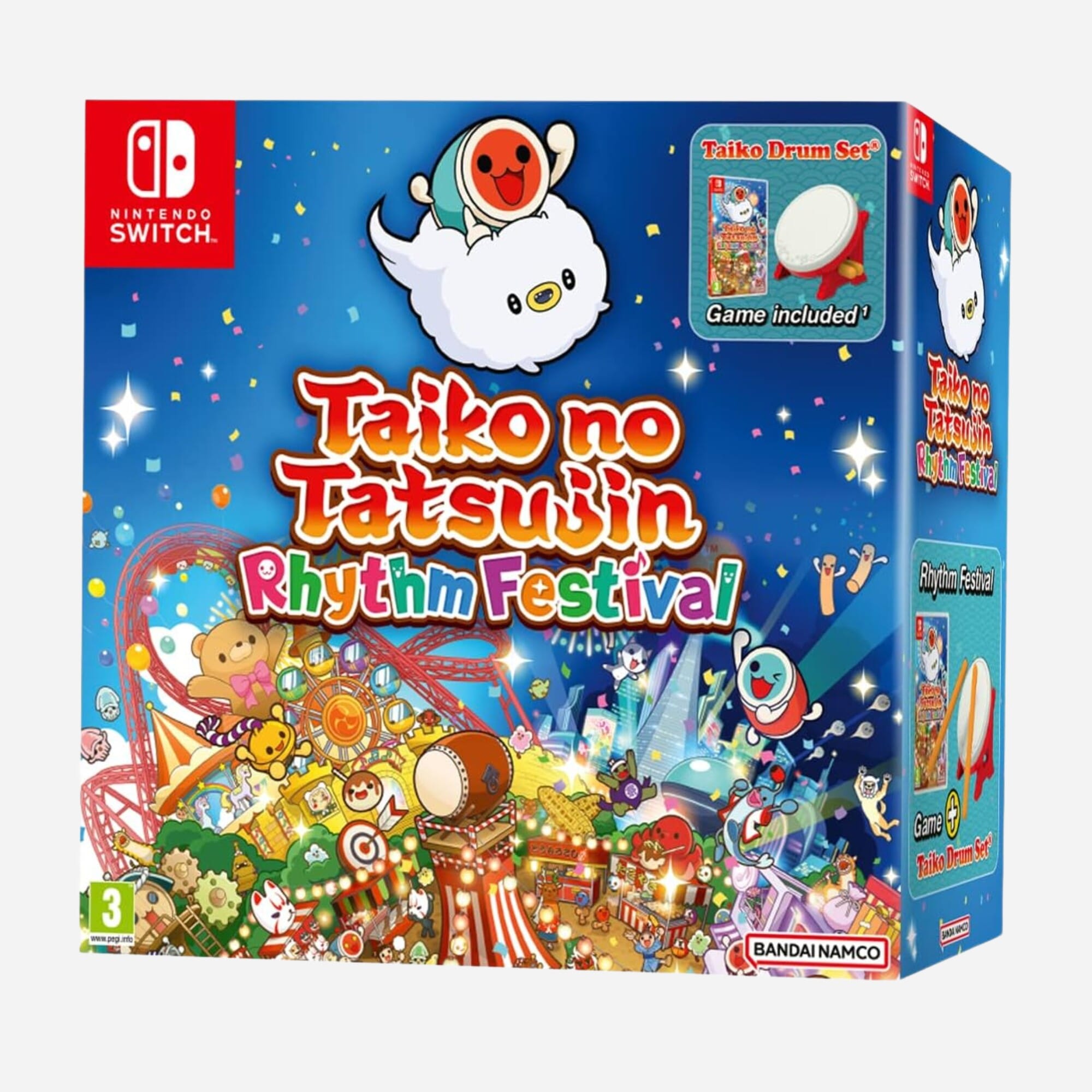 Taiko no Tatsujin Rhythm Festival with Drum Set (Nintendo Switch)