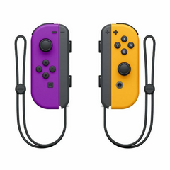 Nintendo Switch Joy-Con Controller (Neon Purple/Neon Orange) Pair