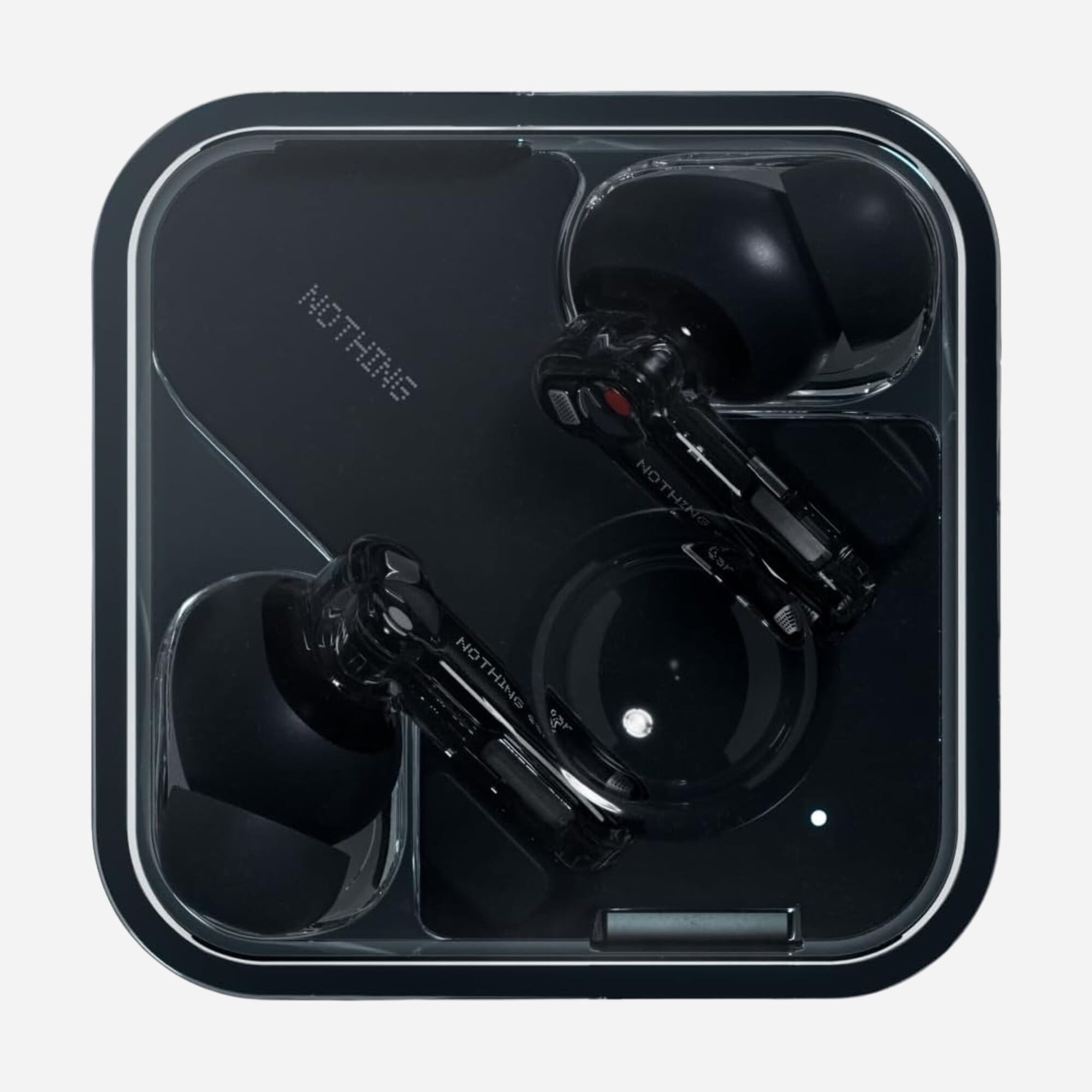 Nothing ear 黒 Leaks show off Nothing Ear (2) in black