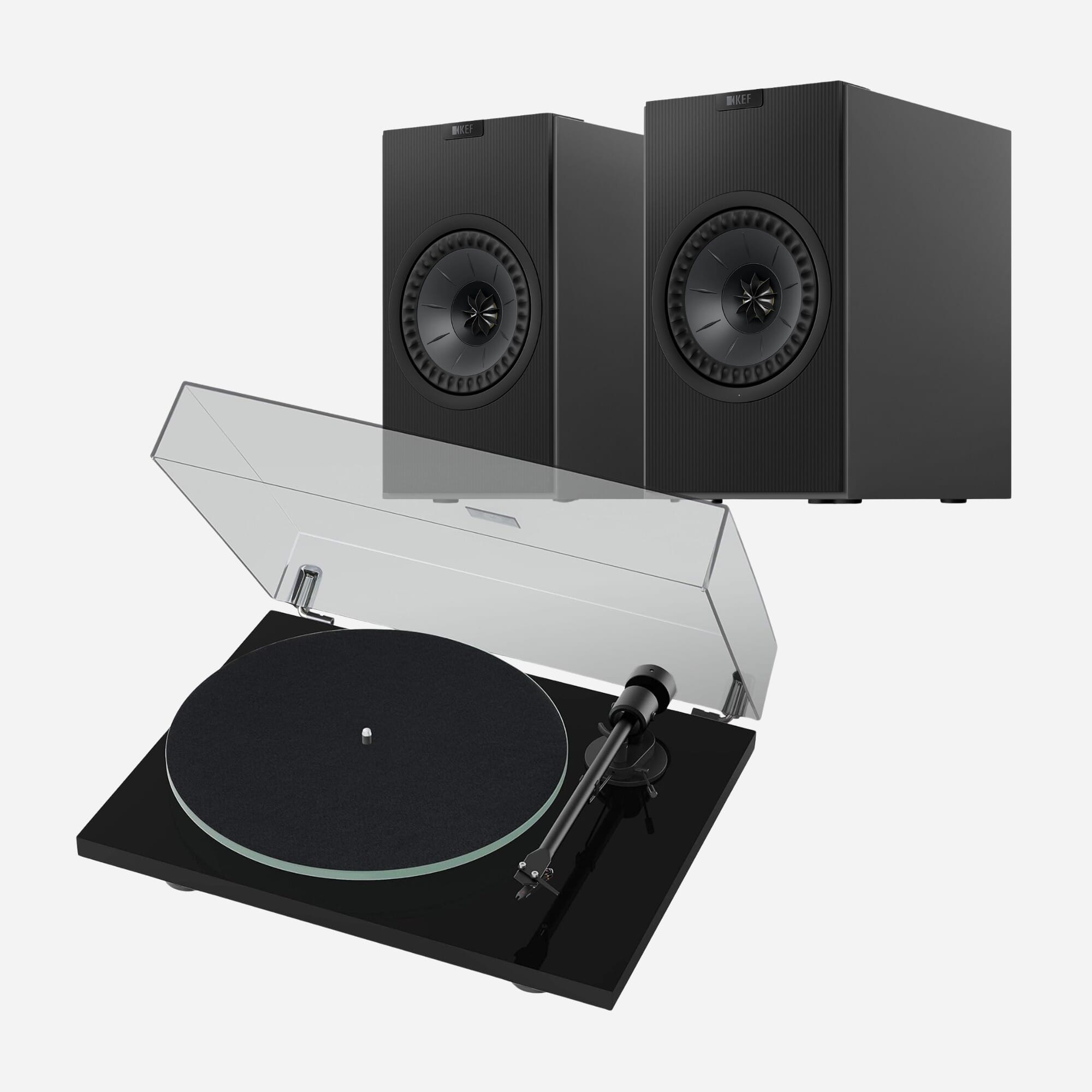 Pro-Ject T1 EVO (Black) & KEF Coda W