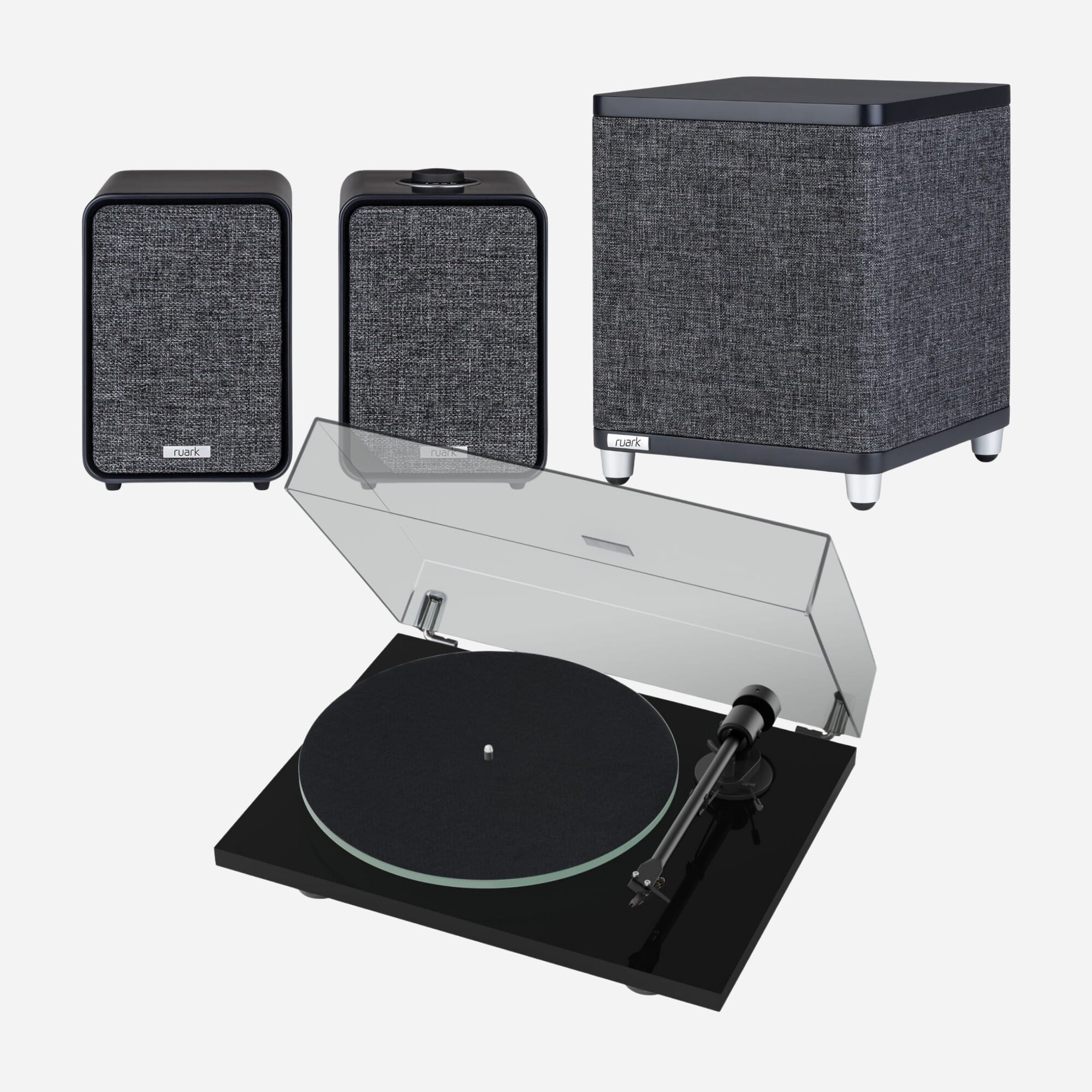 Pro-Ject T1 EVO, Ruark MR1 MK3 Speakers & Ruark RS1 Subwoofer