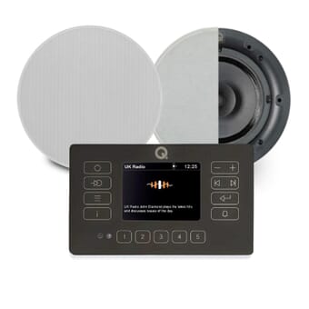 Q Acoustics E120 + i65CB Speaker Bundle Black
