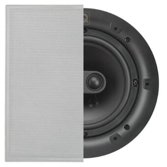Q Install QI65S ST Stereo In Ceiling Speaker- Square Grill (Single)