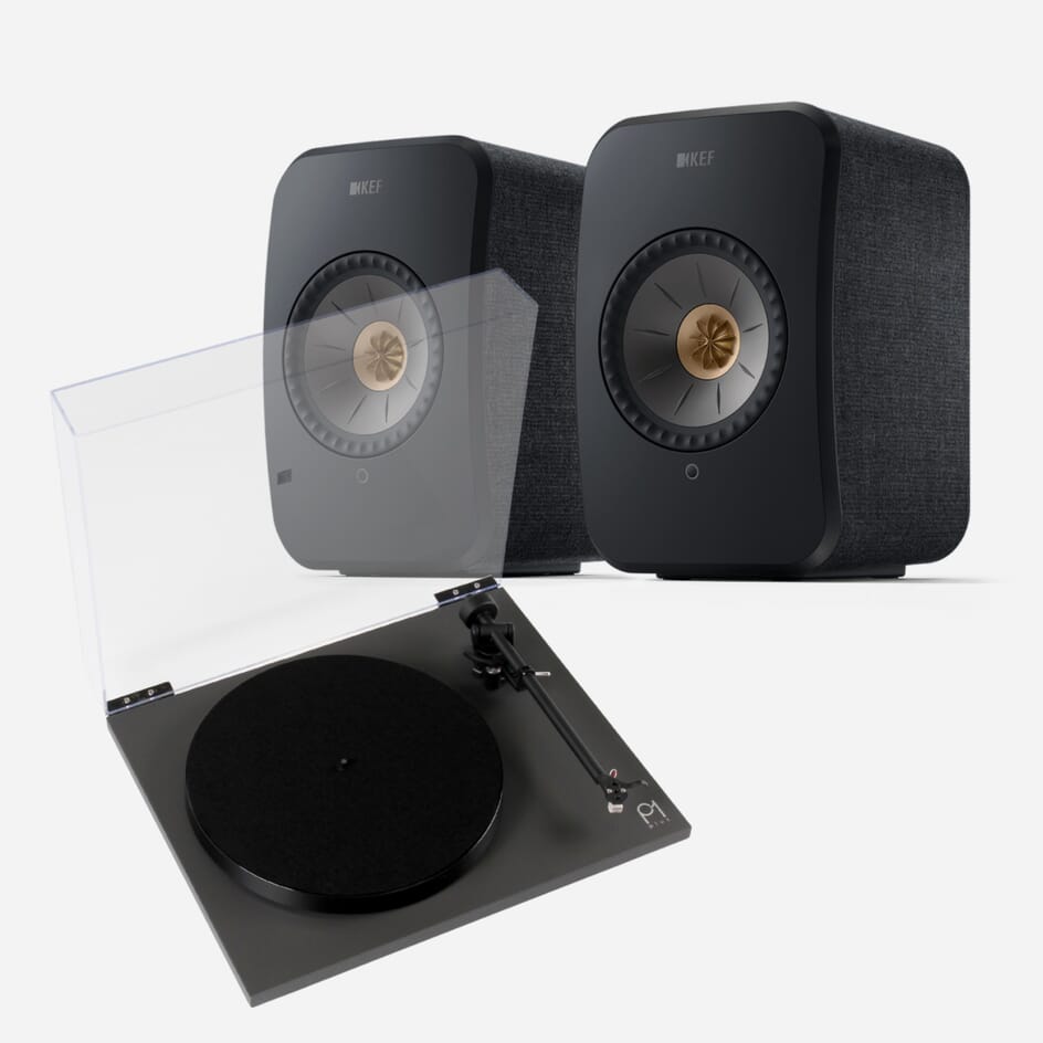 Rega Planar Plus KEF LSX II Wireless Turntable Bundle Smart