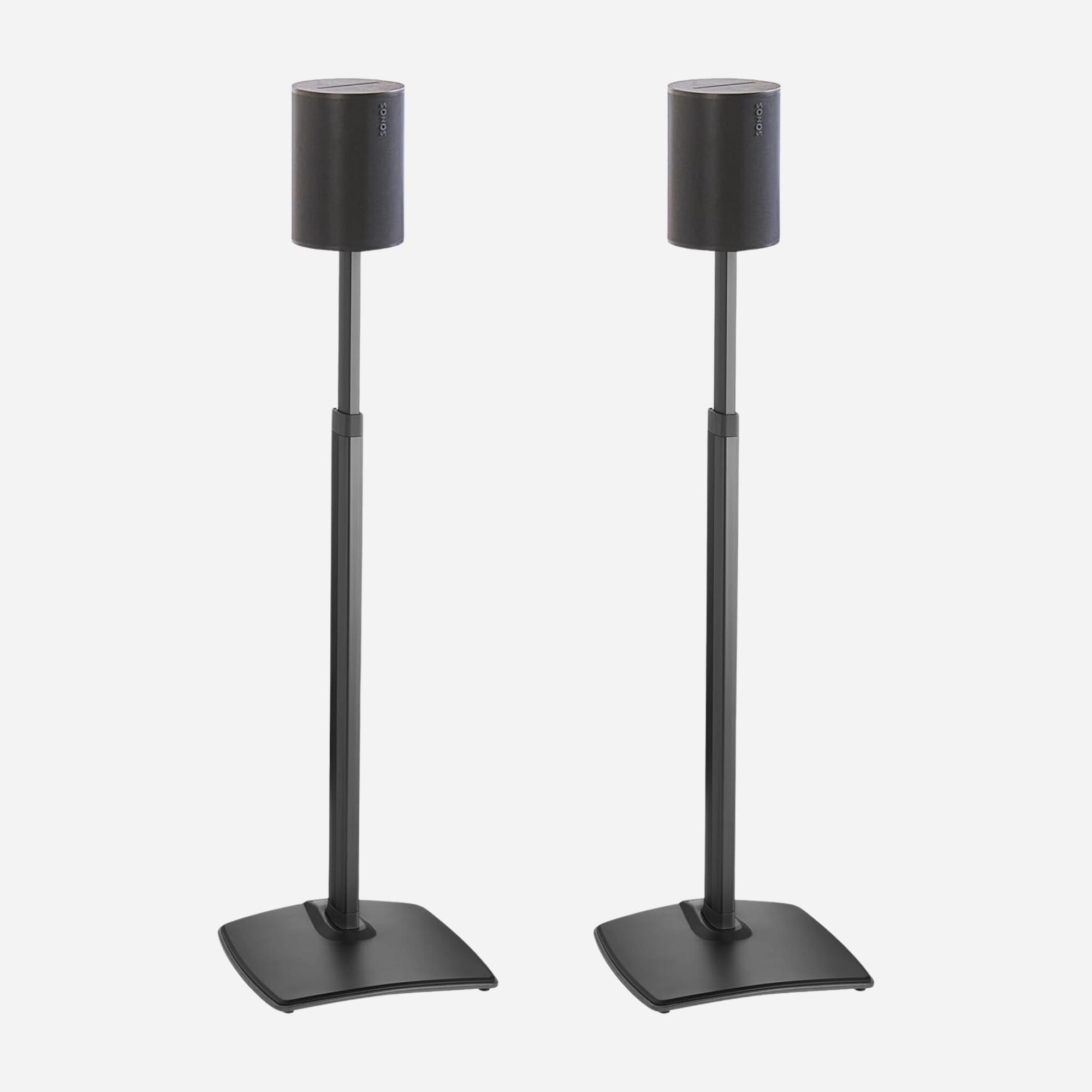 Sanus Height-Adjustable Speaker Stands for Sonos Era 100 pair (Black)