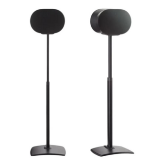 Sanus Height-Adjustable Speaker Stands for Sonos Era 300 Pair (Black)