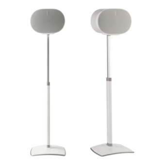 Sanus Height-Adjustable Speaker Stands for Sonos Era 300 Pair (White)