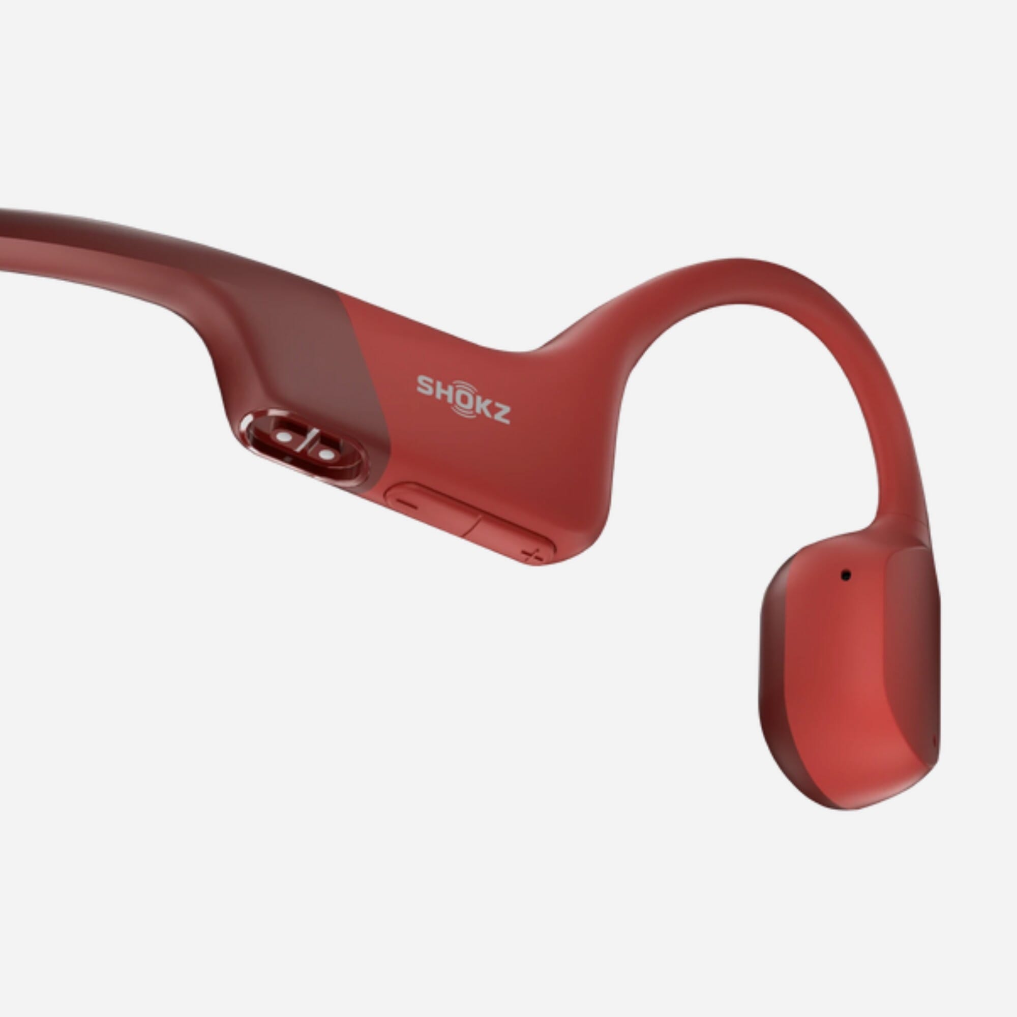 SHOKZ OPENRUN レッド Amazon.com: SHOKZ OpenRun (AfterShokz Aeropex) - Open-Ear