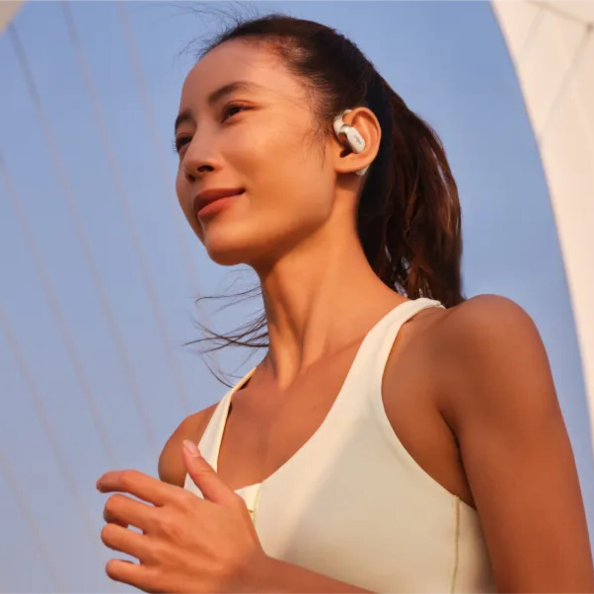 Shokz OpenFit 2 | Bluetooth Wireless Open-Ear Headphones | Smart