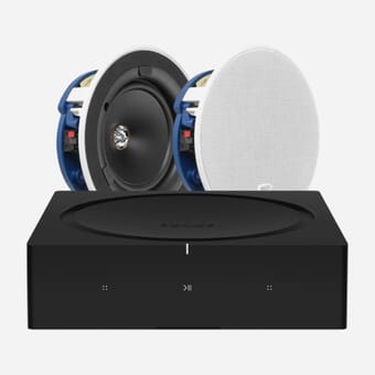 Sonos Amp + 2 x KEF CI130.2CR In-Ceiling Speakers