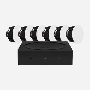 Sonos Amp + 6 x Sonos In-Ceiling Speakers (3 x Pair) Sonos Amp + 6 x Sonos In-Ceiling Speakers (3 x Pair)