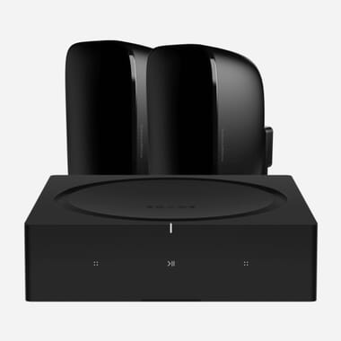 Sonos AMP + 2 x Bowers & Wilkins AM-1 outdoor speakers Sonos AMP + 2 x Bowers & Wilkins AM-1 outdoor speakers
