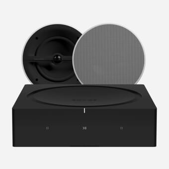 Sonos AMP + 2 x Bowers & Wilkins CCM 382 In-Ceiling speakers