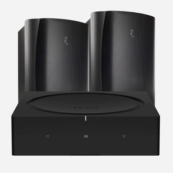 Sonos AMP + 2 x KEF Ventura 5 outdoor speakers