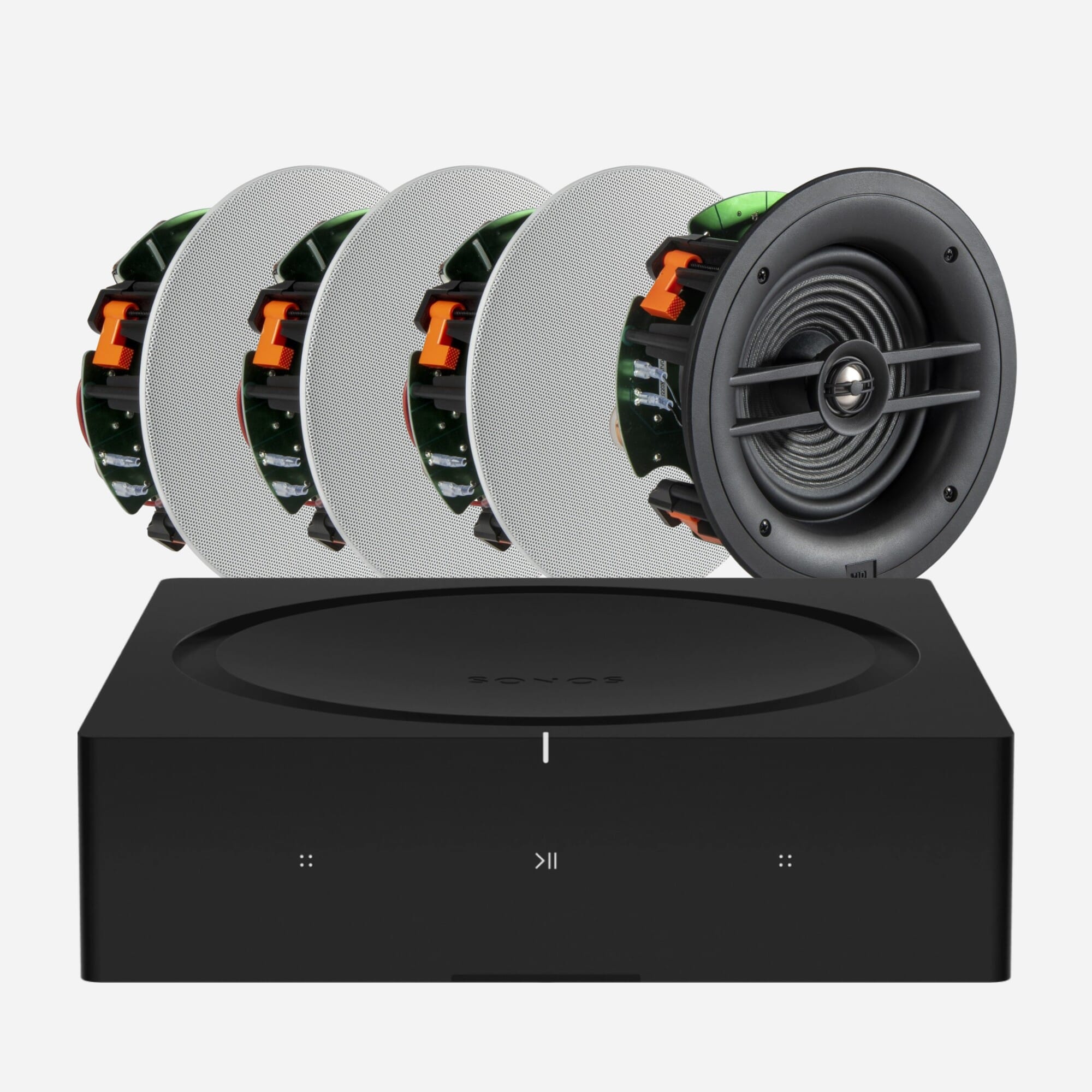Sonos Amp + 2 x Sonos In-Ceiling Speakers by Sonance (Pair
