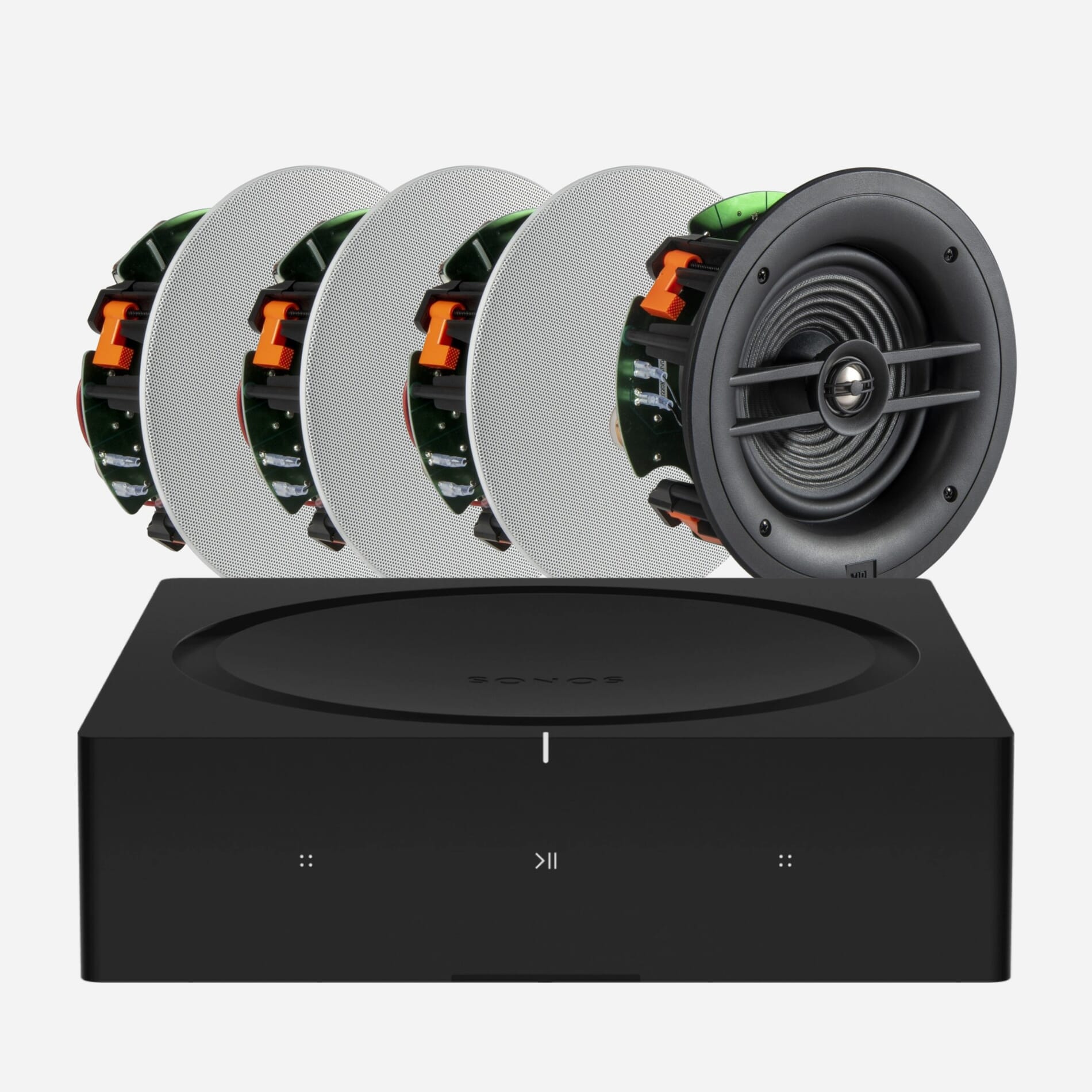 Sonos Amp 4x JBL Stage 260C In-Ceiling Speaker Bundle Smart
