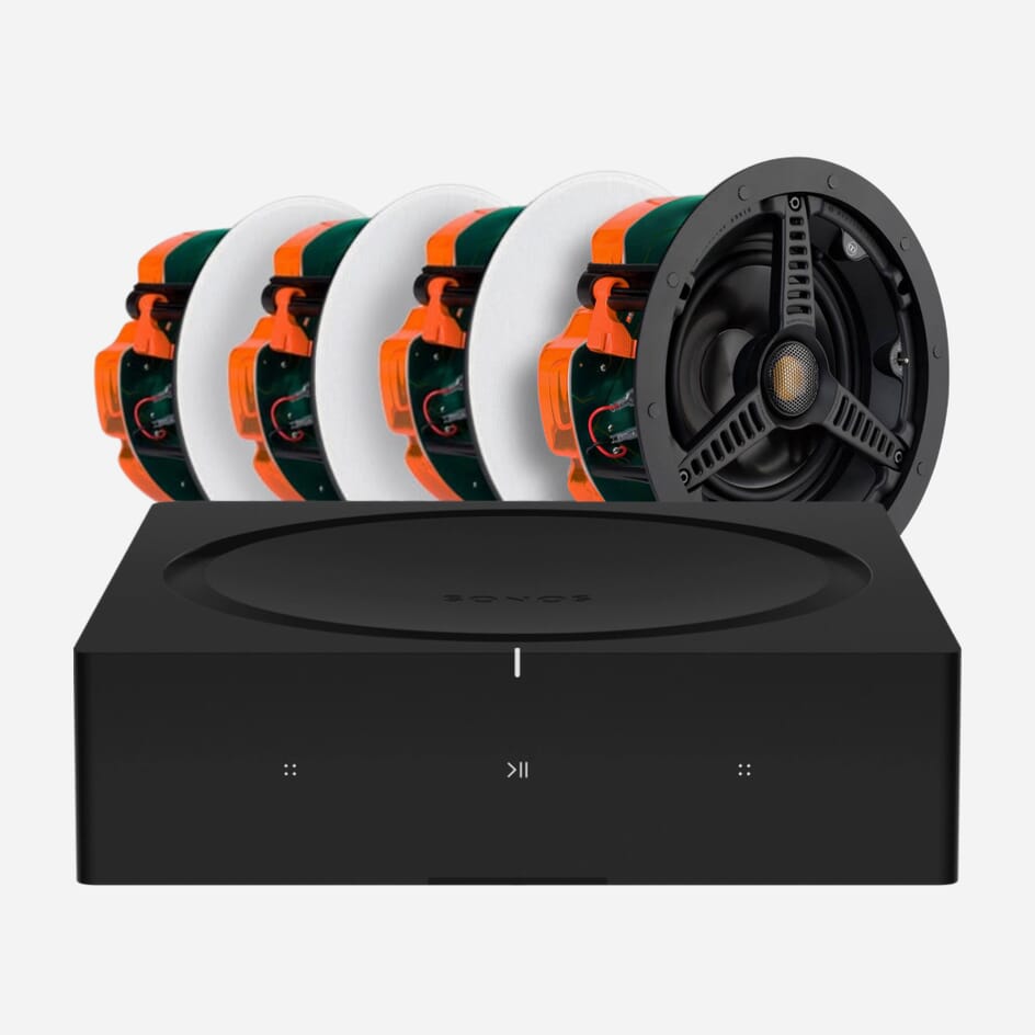 Wall Speakers Best Ceiling Speakers For Sonos Sonos Amp X Monitor