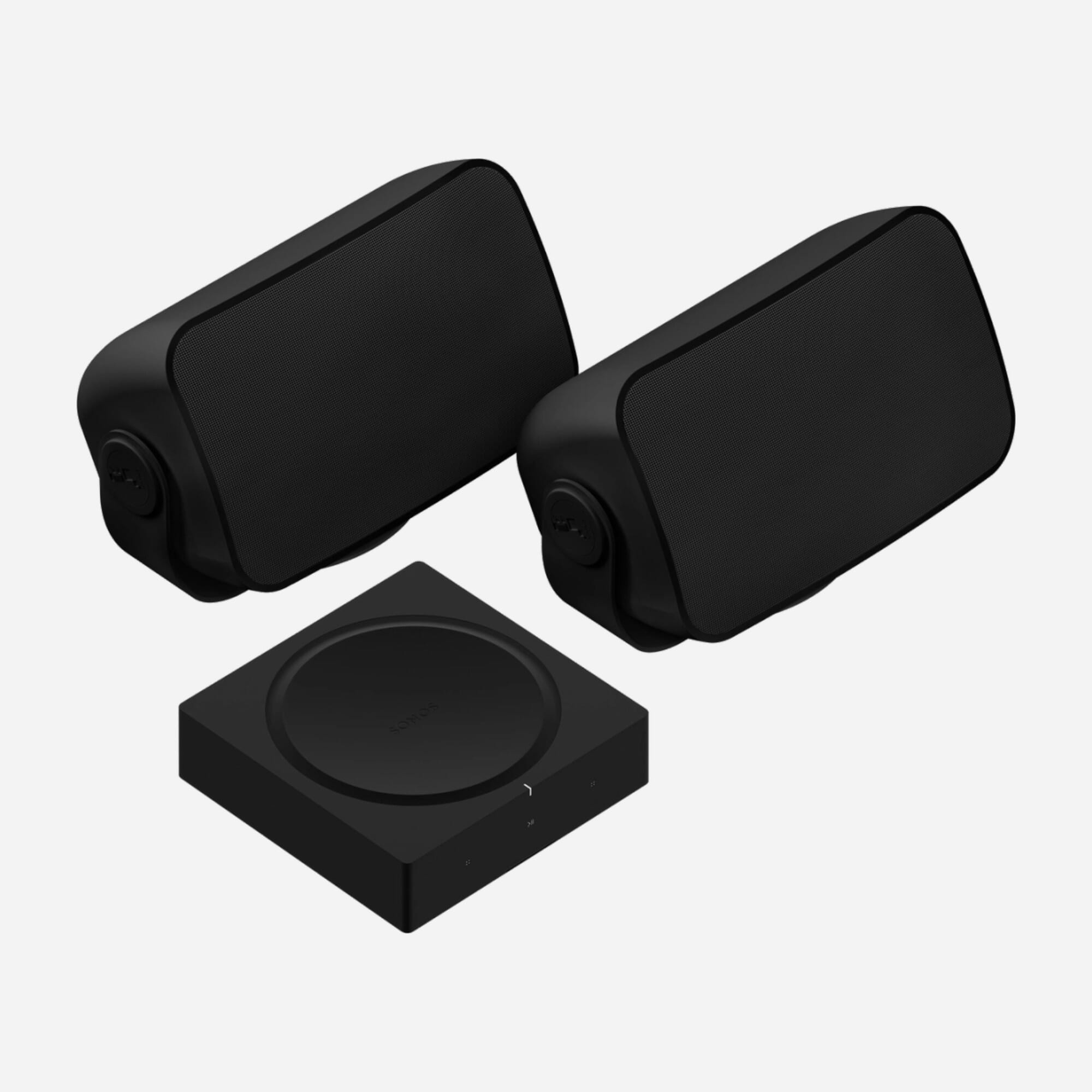 Sonos Amp & Sonos Outdoor Speakers (Black)