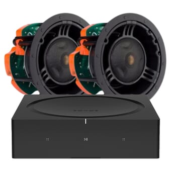 Sonos Amp + 2 x Monitor Audio C265IDC In-Ceiling Speakers