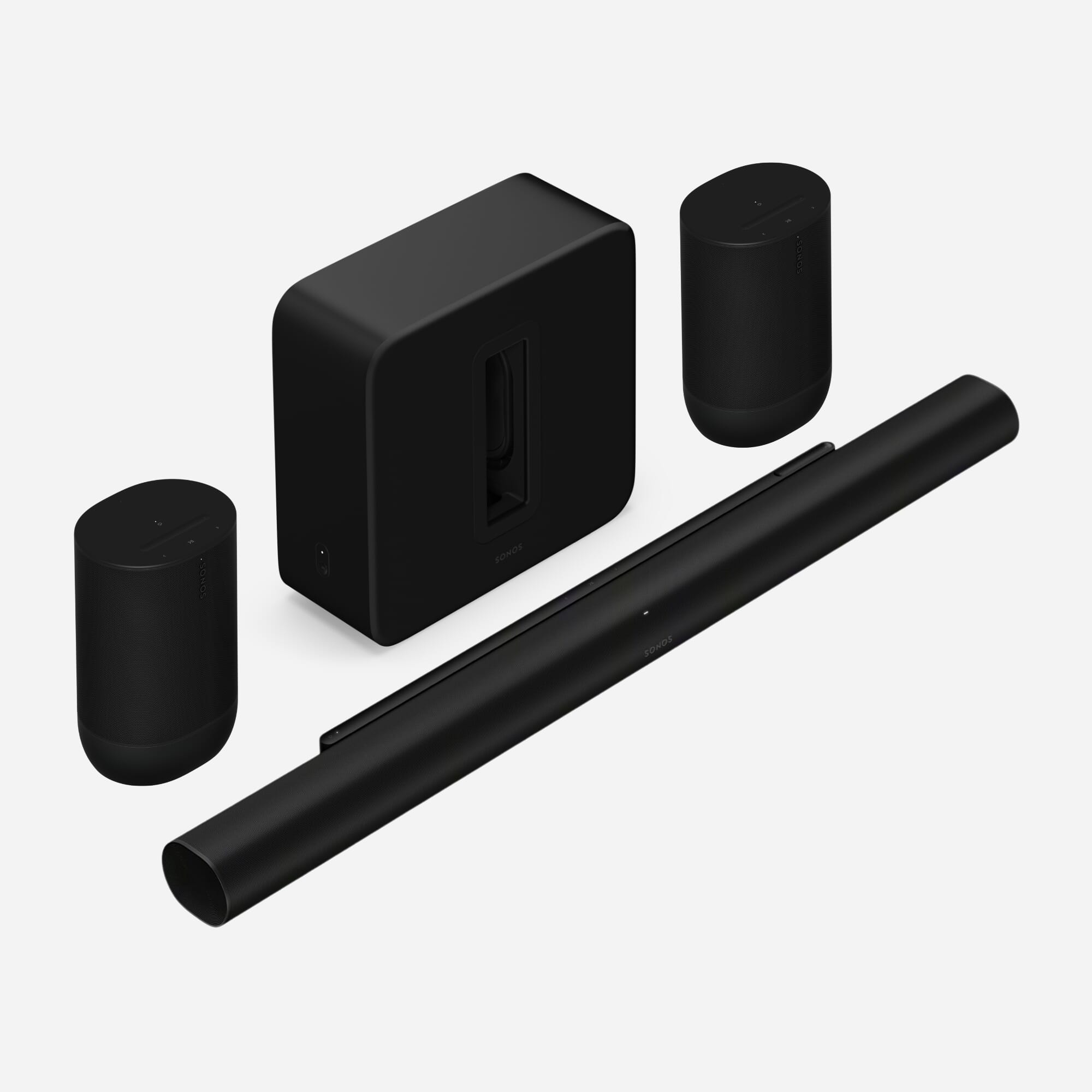 Buy Sonos Arc Ultra + Sub 4 + 2 x Move 2 (Black) | Free 6 Year