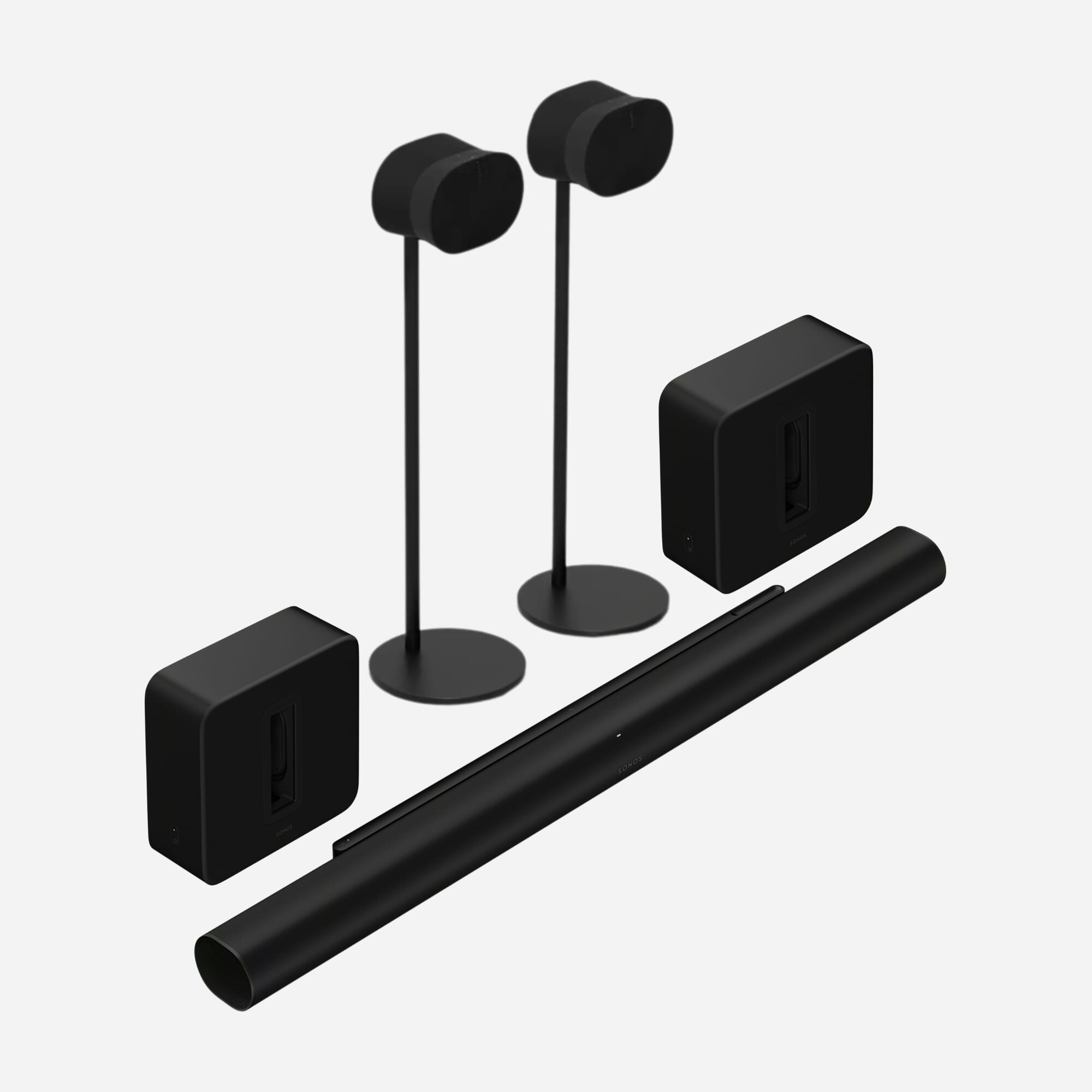 Sonos Arc Ultra + 2x Sub 4 + 2 x Sonos Era 300 + Sonos Stands