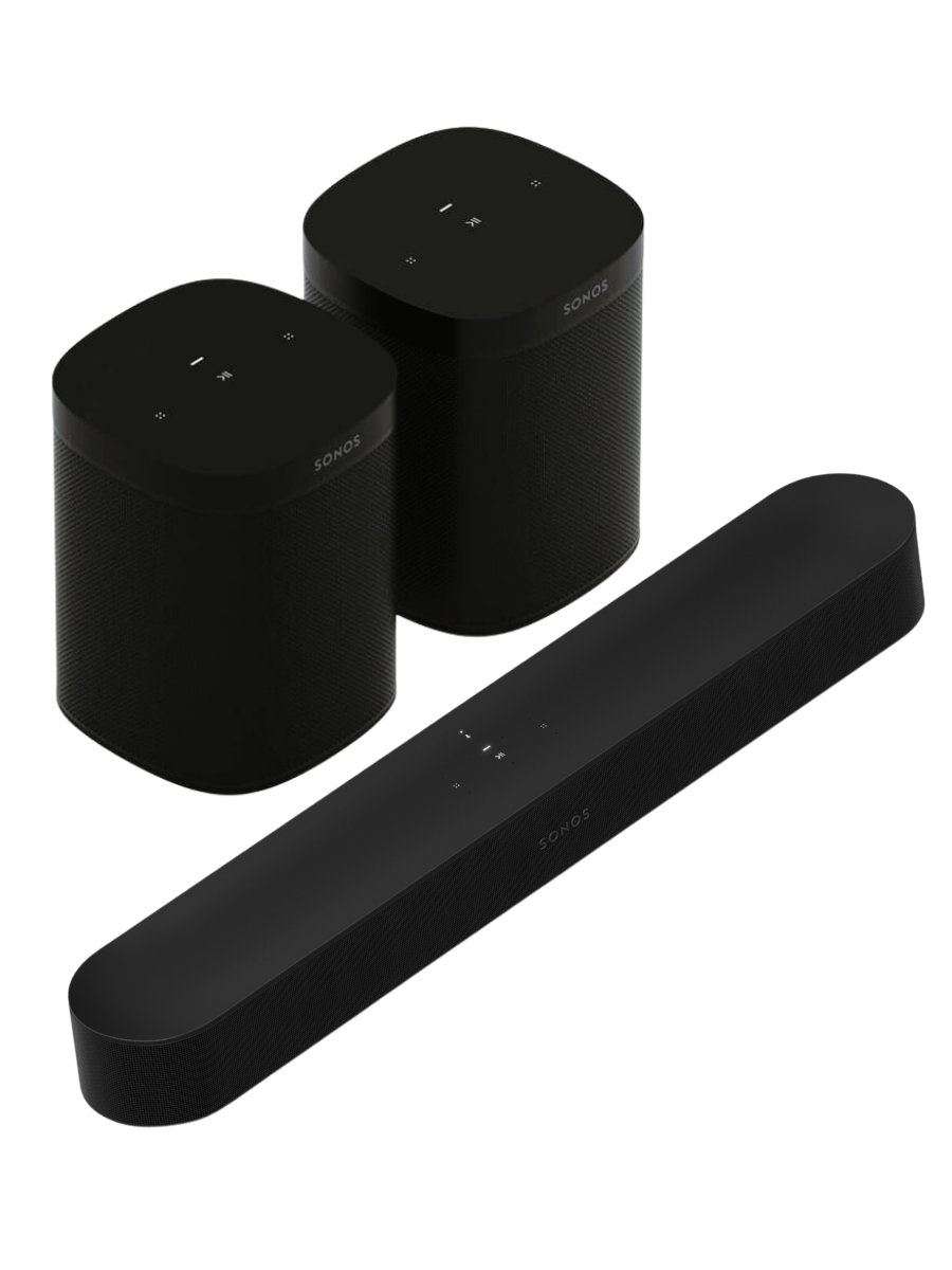 boog definitief halen Sonos Beam (Gen 2) & 2 x Sonos One SL Speaker Bundle | Smart Home Sounds