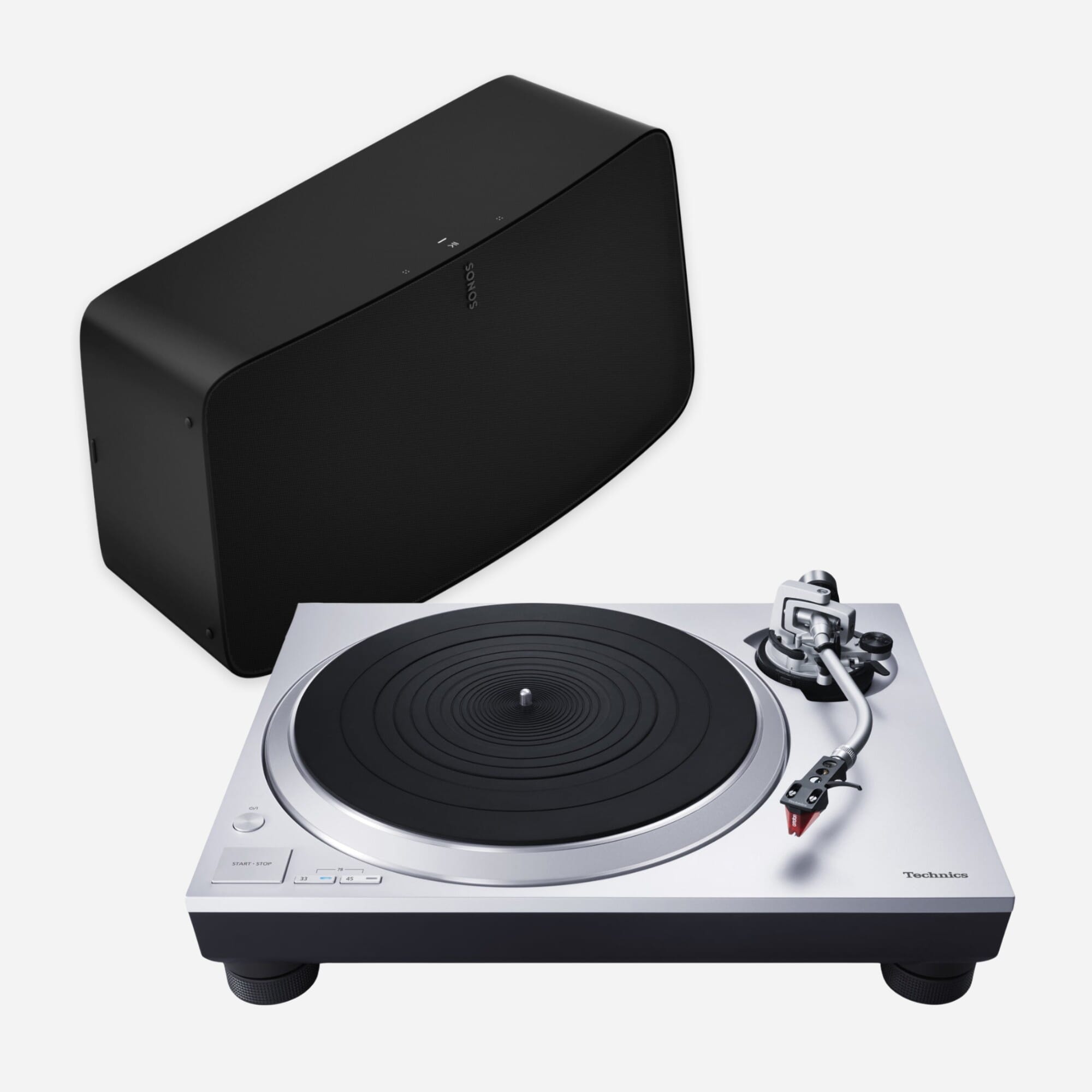 Sonos Five & Technics SL-1500C (Silver)