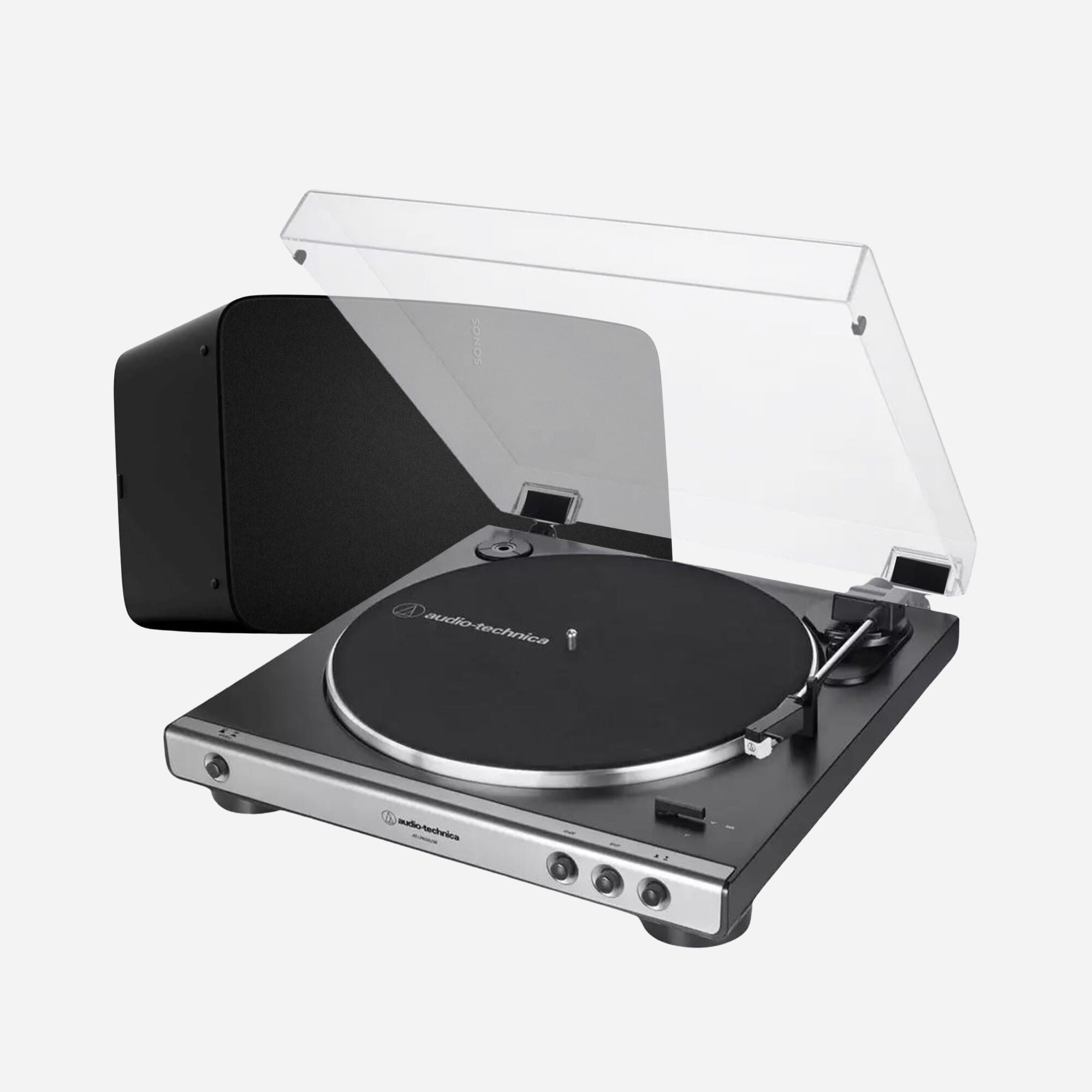 Sonos Five Audio-Technica AT-LP60XUSB Turntable Bundle Smart