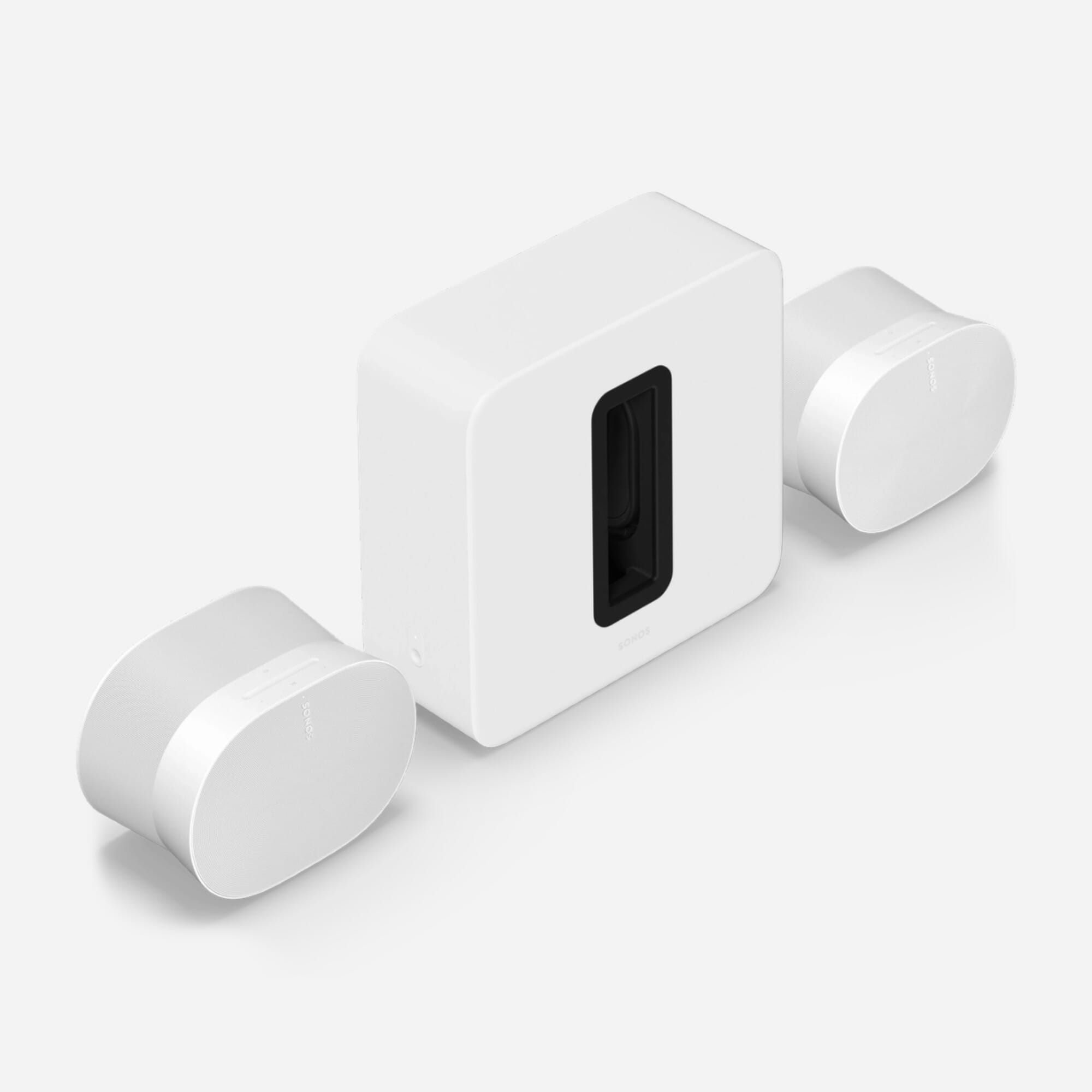 Buy Sonos Sub 4 + 2 x Era 300 (White) | Free 6 Year Warranty