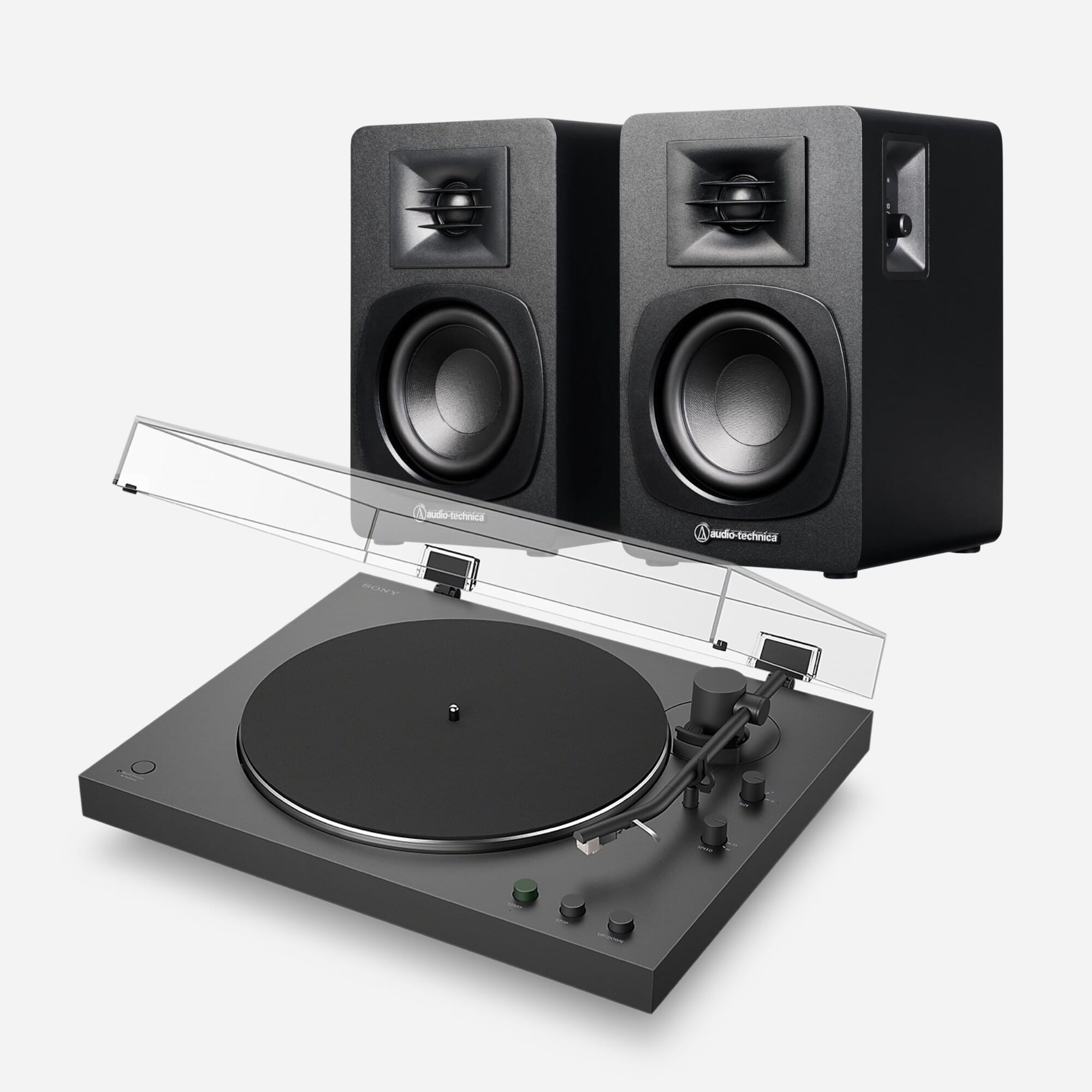 Sony PS-LX3BT & Audio-Technica SP3X