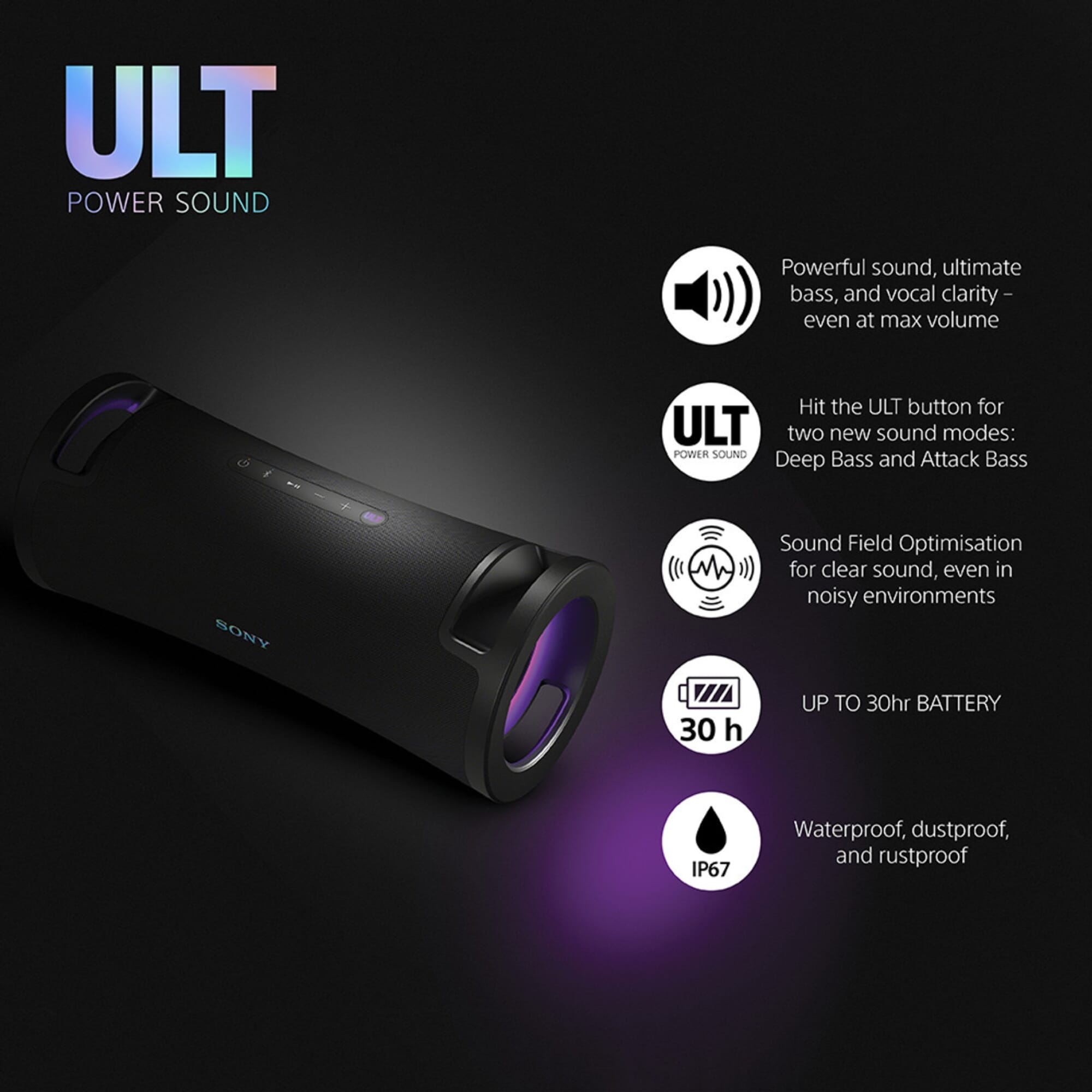 Sony ULT Field 7 | Wireless Bluetooth Portable Party Speaker