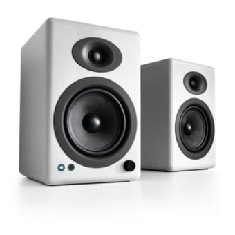 Audioengine A5+ Powered Wireless Speakers (White)