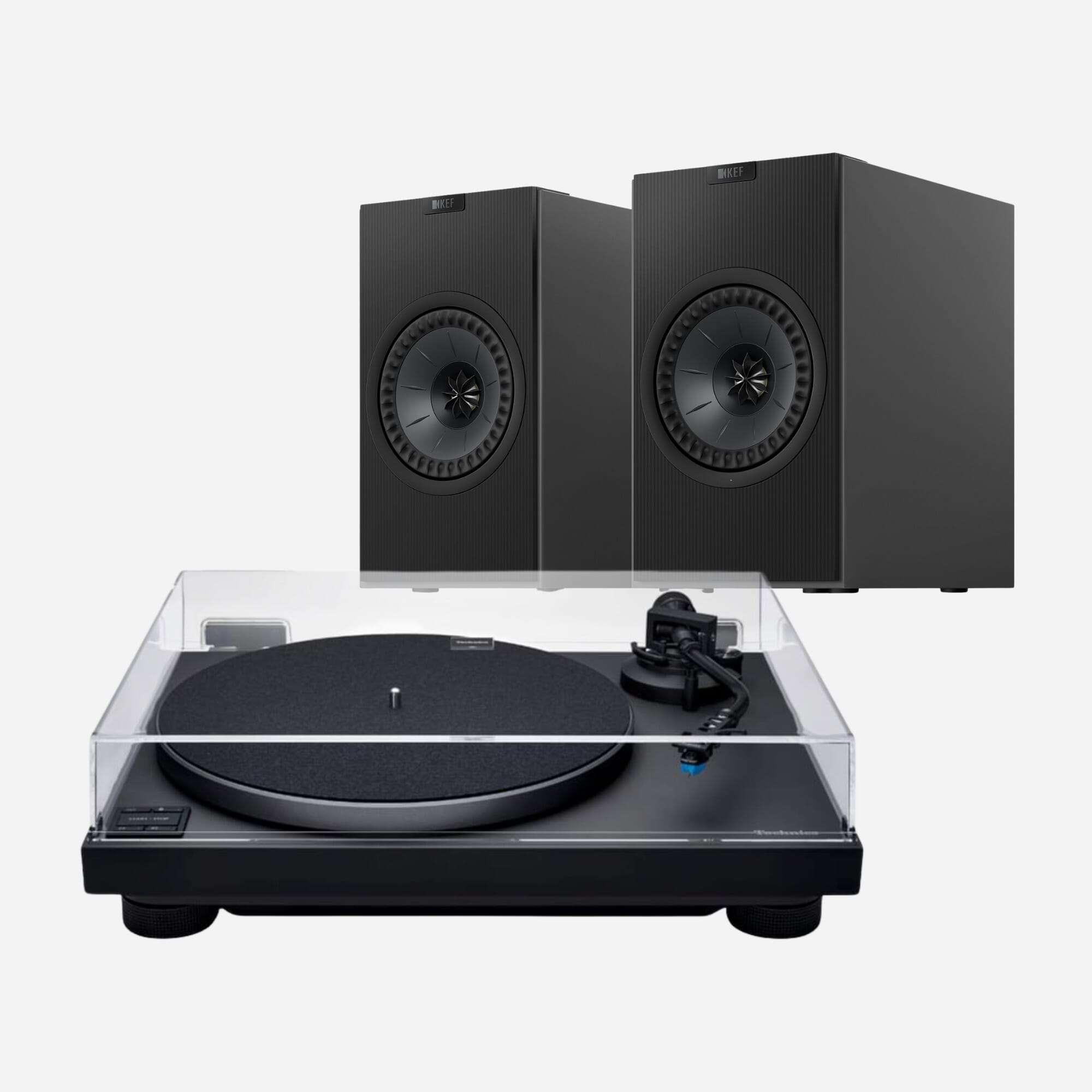 Technics SL-40CBT (Black) & KEF Coda W
