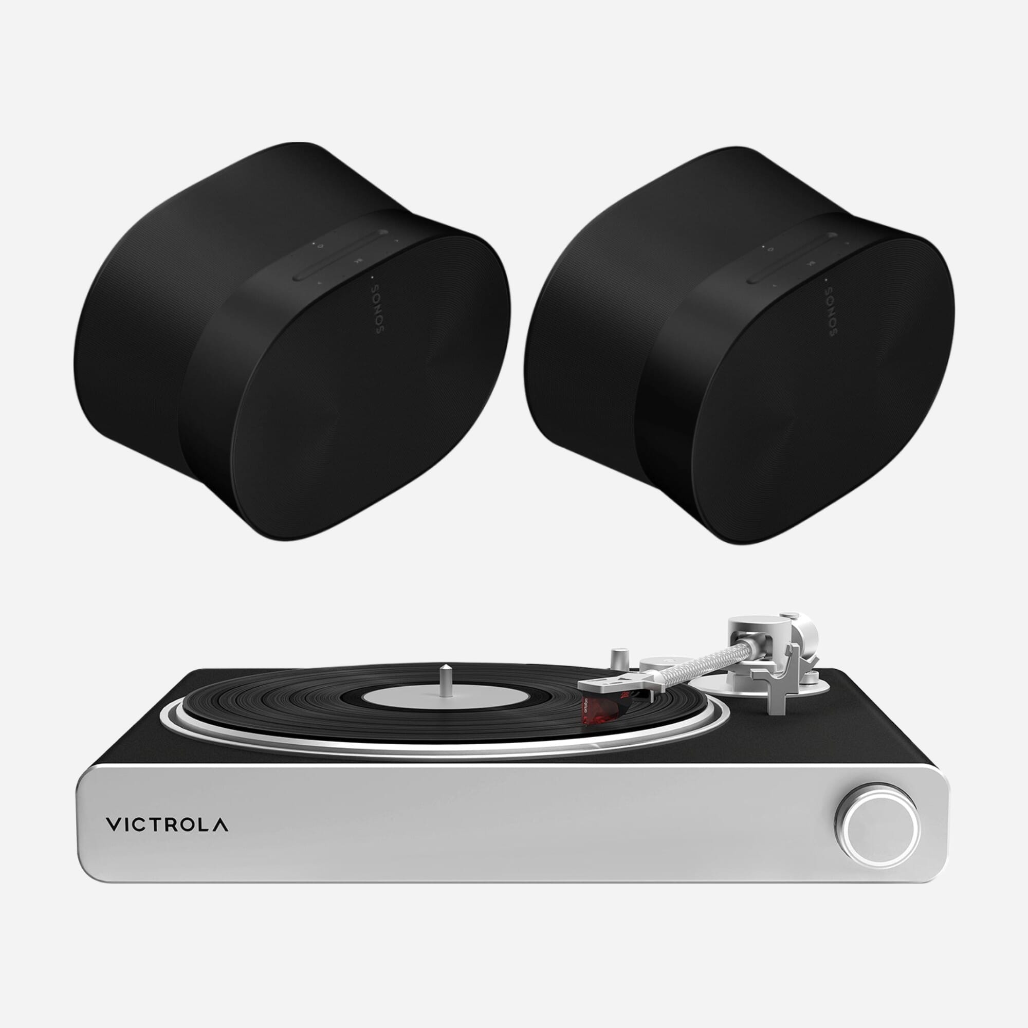 Victrola Stream Carbon & 2 x Sonos Era 300