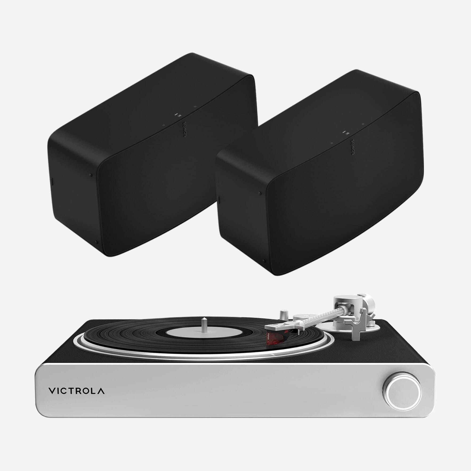 Victrola Stream Carbon & 2 x Sonos Five