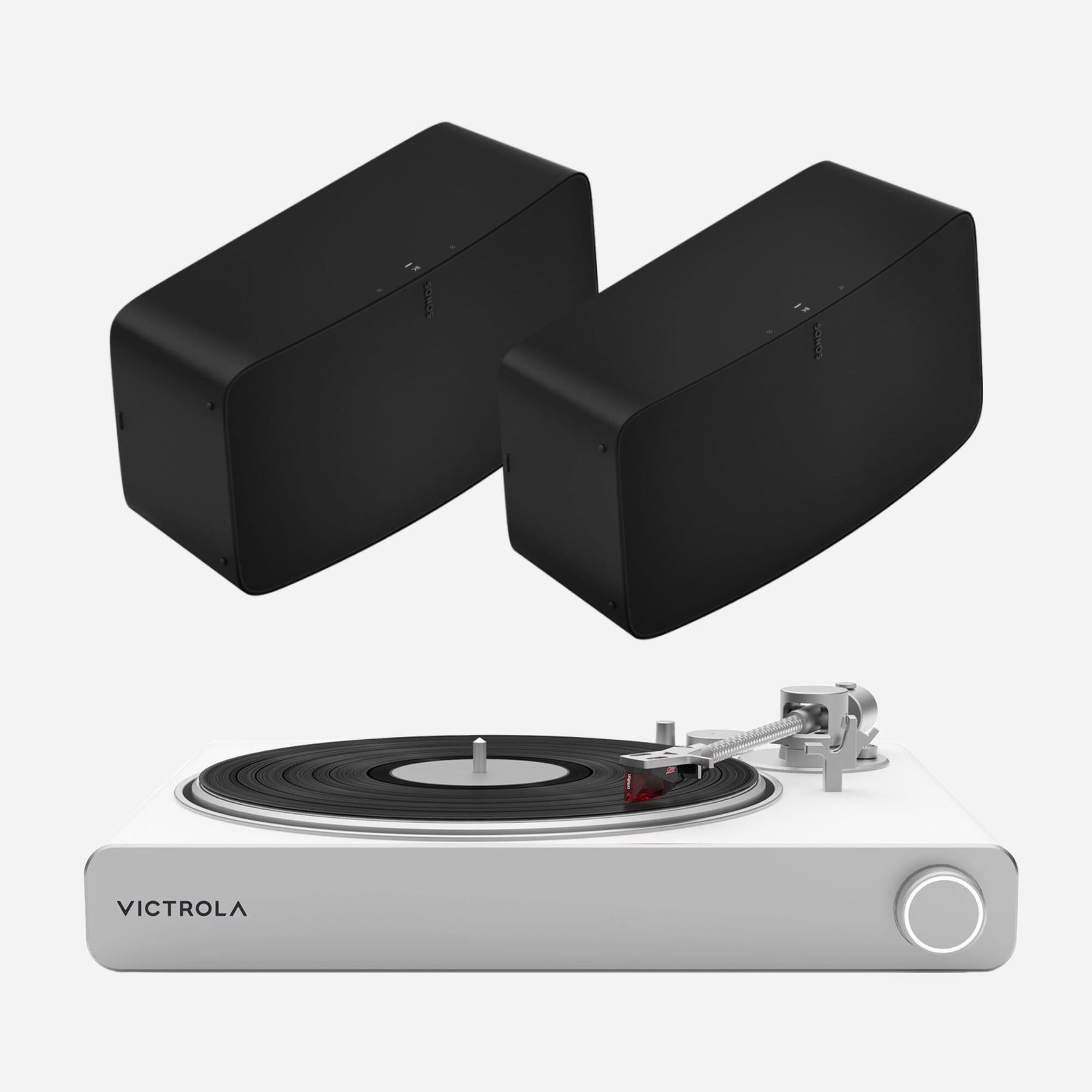 Victrola Stream Pearl & 2 x Sonos Five
