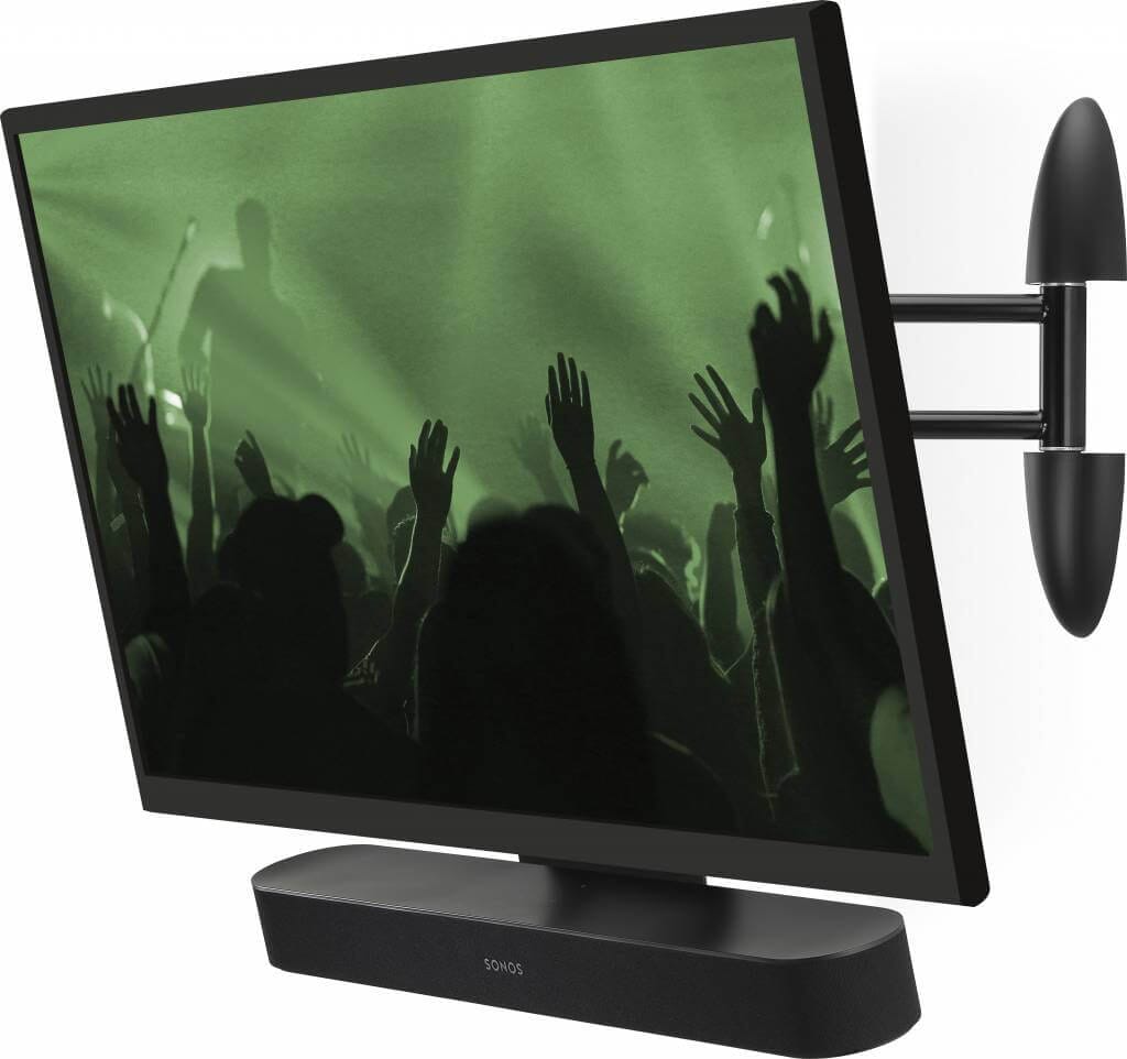 flexson cantilever mount for tv and beam