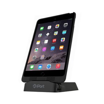 IPORT CHARGE CASE AND STAND FOR 9.7" IPAD (INCL AIR & GEN 5 & 6 IPAD) BLACK