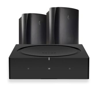 Sonos AMP + 2 x KEF Ventura 5 outdoor speakers (Black)