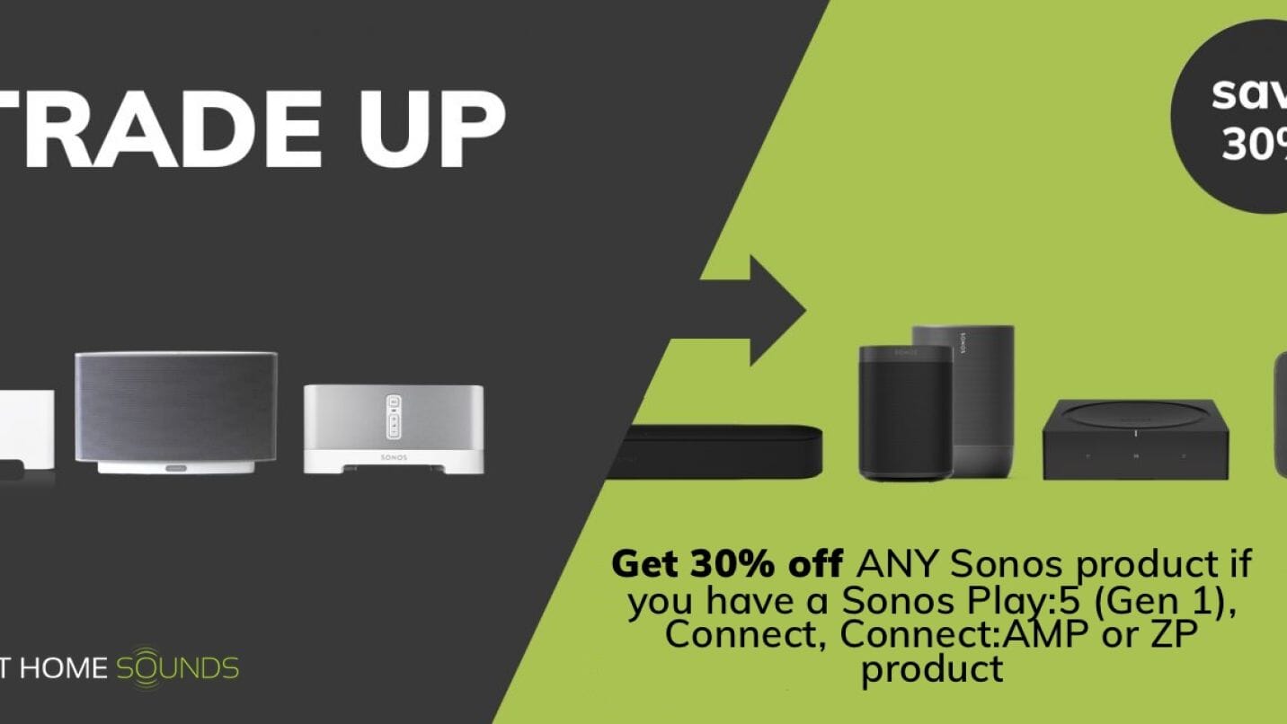 Sonos Trade Up: Get 30% Off Any Sonos Product