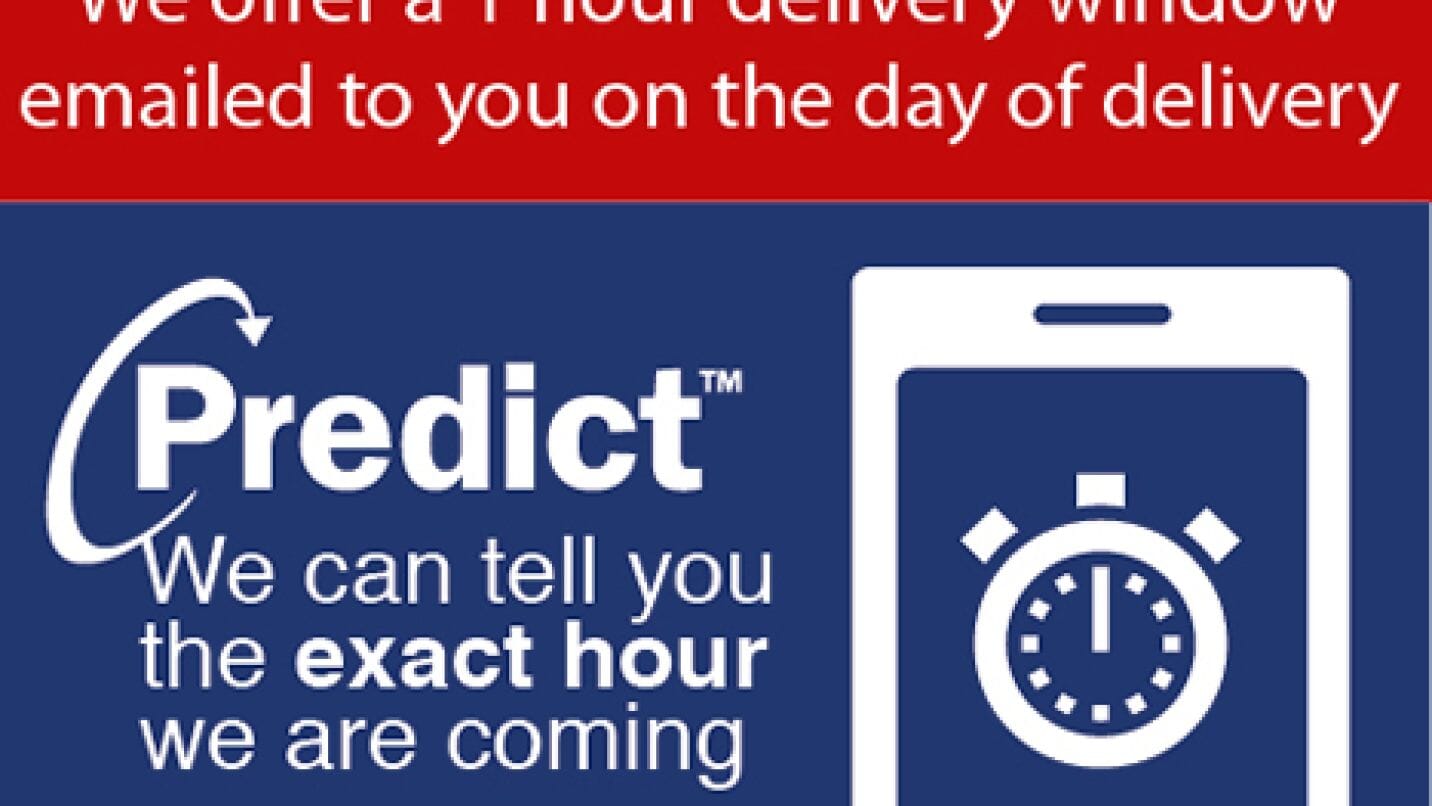 From Monday the 17th of March, Smart Home Sounds will now be able to offer a 15 min delivery window.